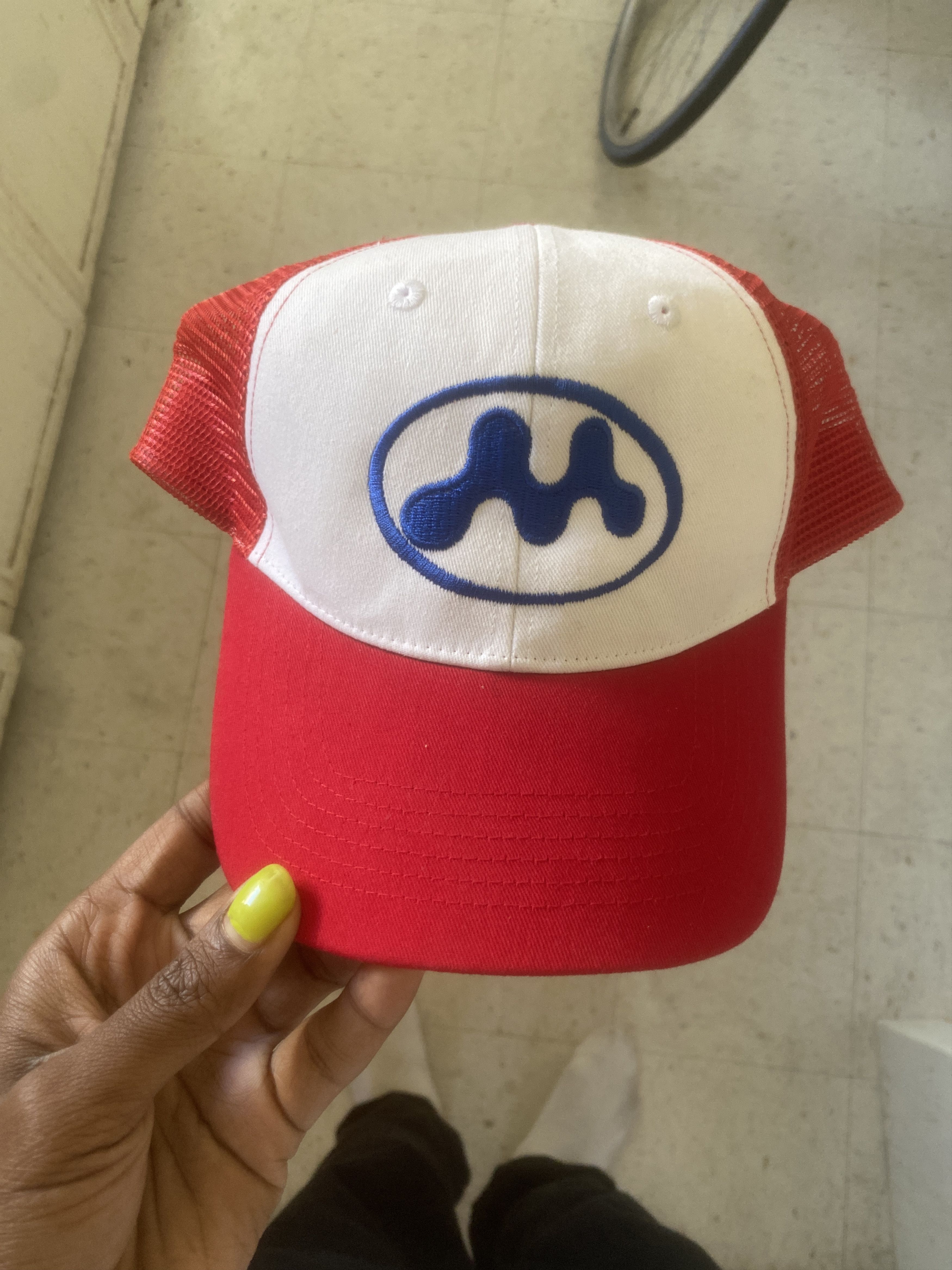 mowalola trucker hat-