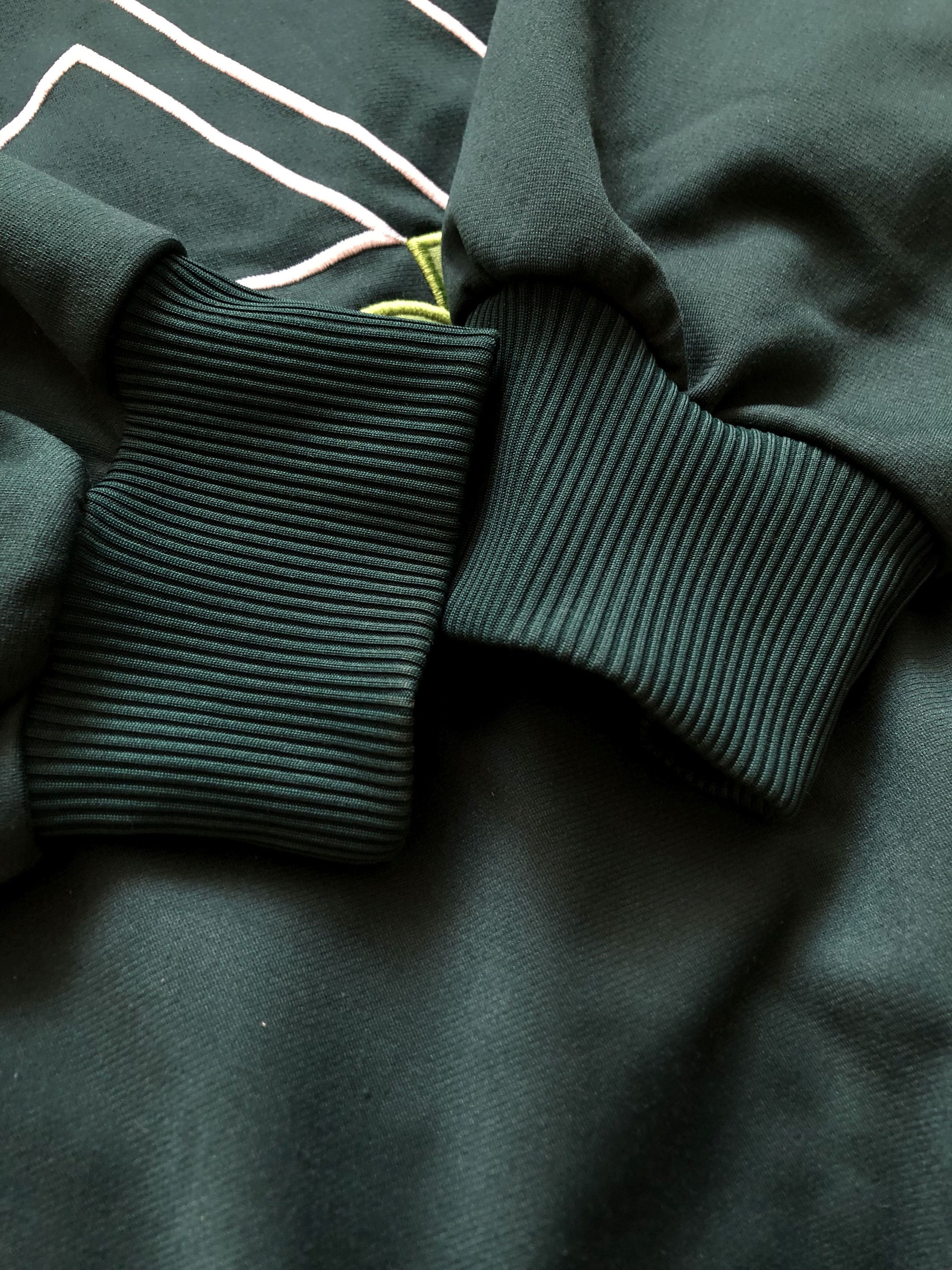Adidas × Vintage Vintage Adidas Rare Hoodie Sweatshirt Jacket Green Y2K hype Size US L / EU 52-54 / 3 - 15 Thumbnail