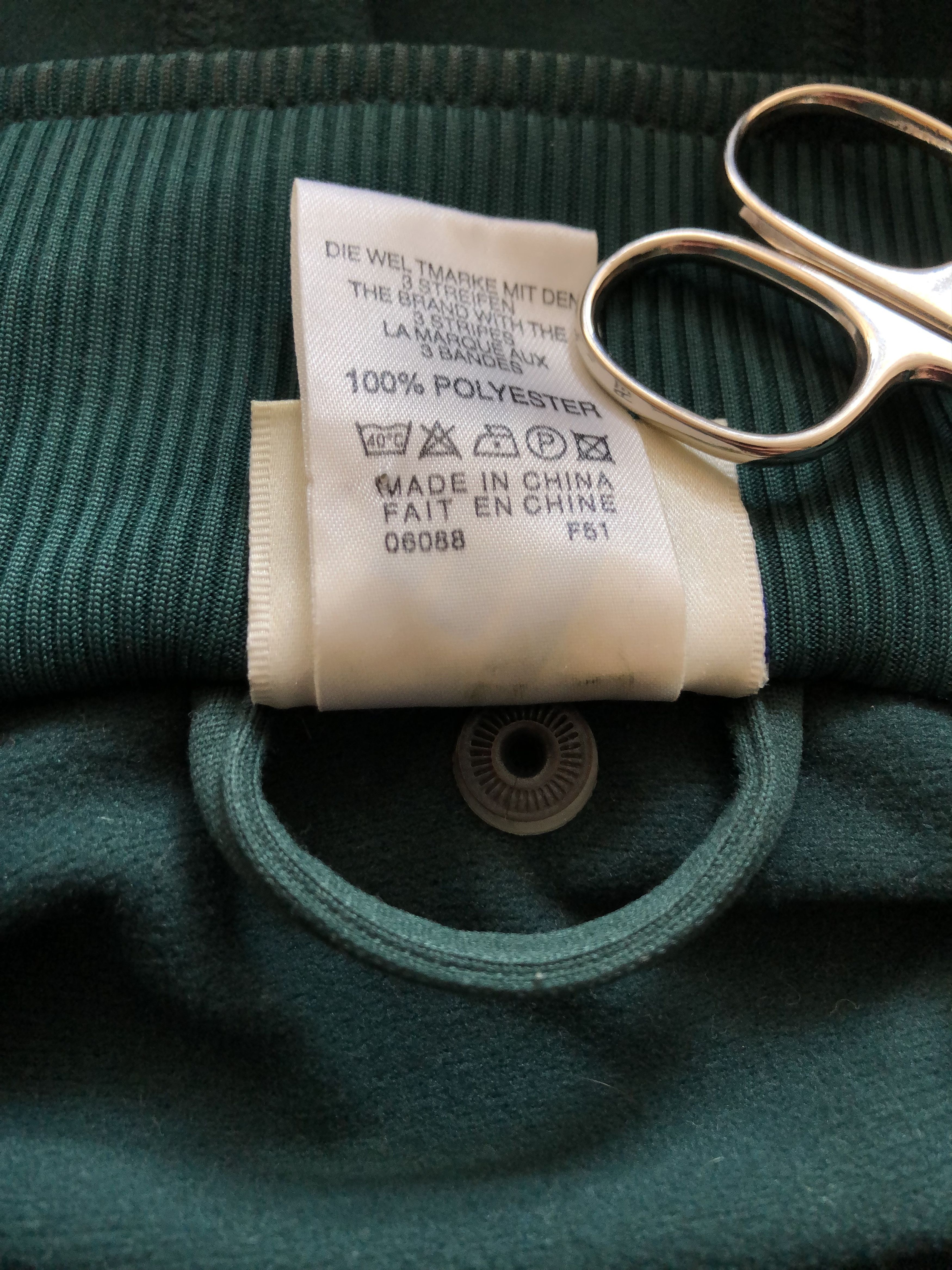 Adidas × Vintage Vintage Adidas Rare Hoodie Sweatshirt Jacket Green Y2K hype Size US L / EU 52-54 / 3 - 7 Thumbnail