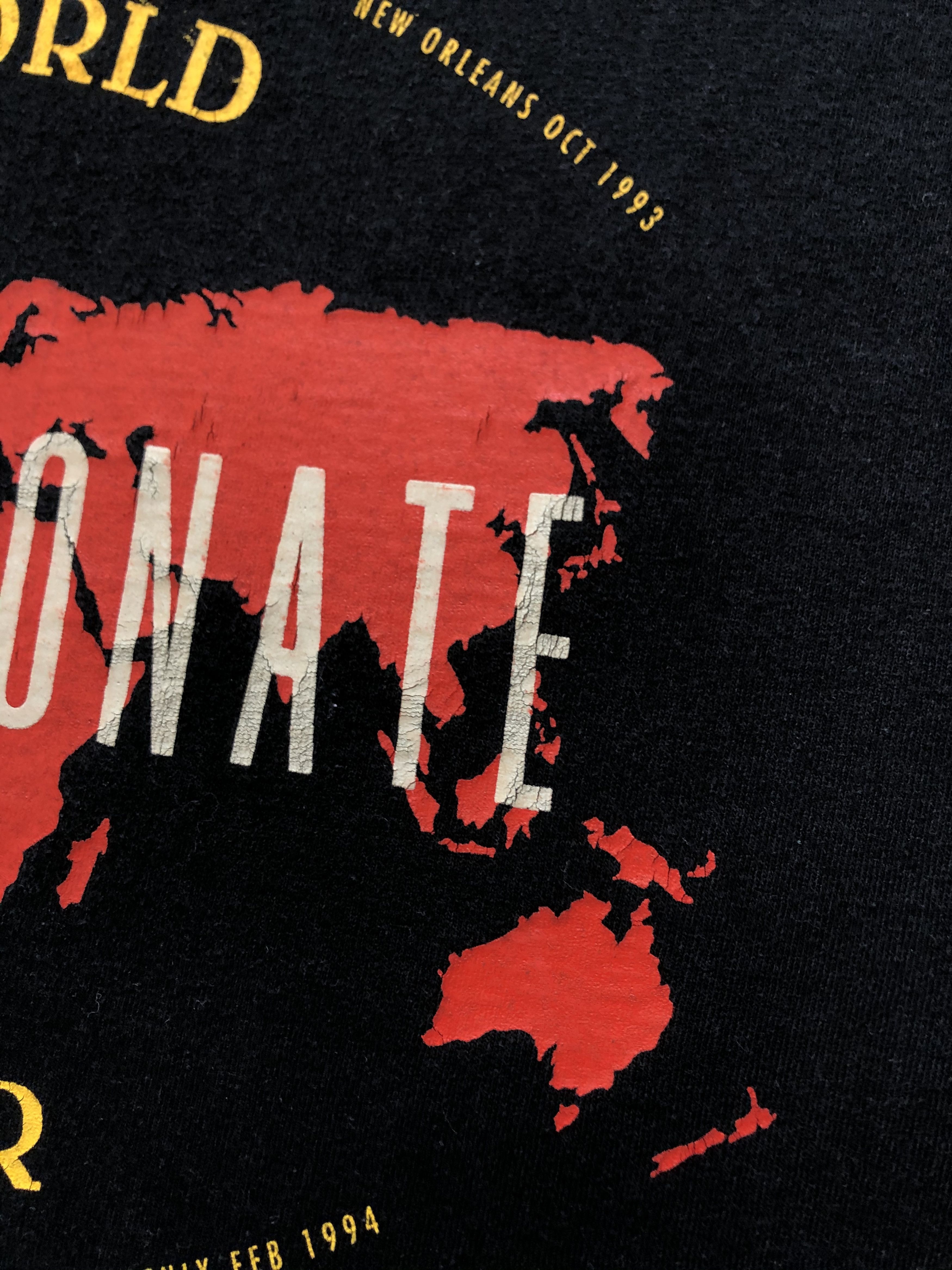 Band Tees × Vintage Risedronate Vintage Tee Band Tour 1994 Shirt Hype Drill Size US XL / EU 56 / 4 - 10 Thumbnail