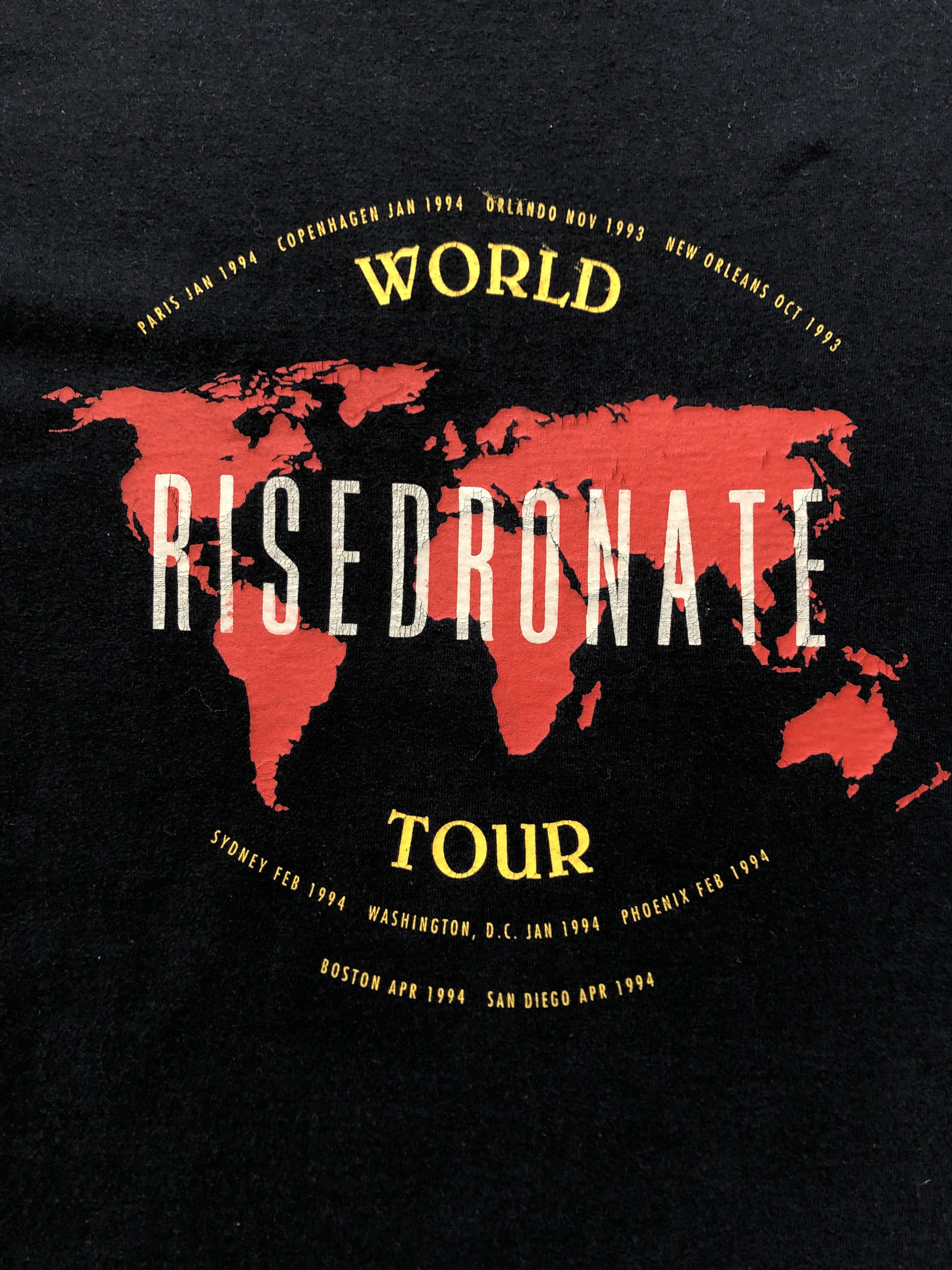 Band Tees × Vintage Risedronate Vintage Tee Band Tour 1994 Shirt Hype Drill Size US XL / EU 56 / 4 - 6 Thumbnail