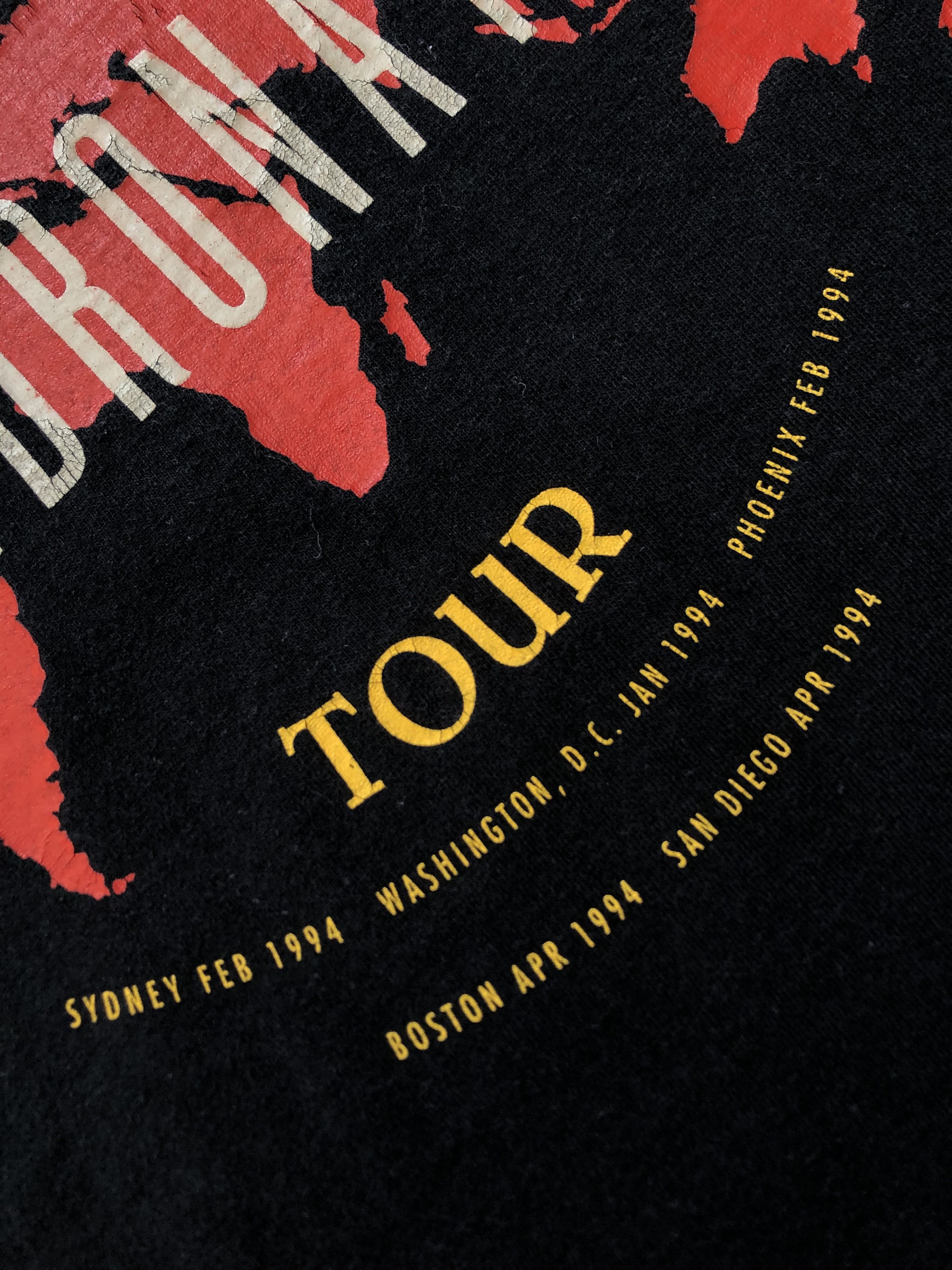 Band Tees × Vintage Risedronate Vintage Tee Band Tour 1994 Shirt Hype Drill Size US XL / EU 56 / 4 - 8 Thumbnail