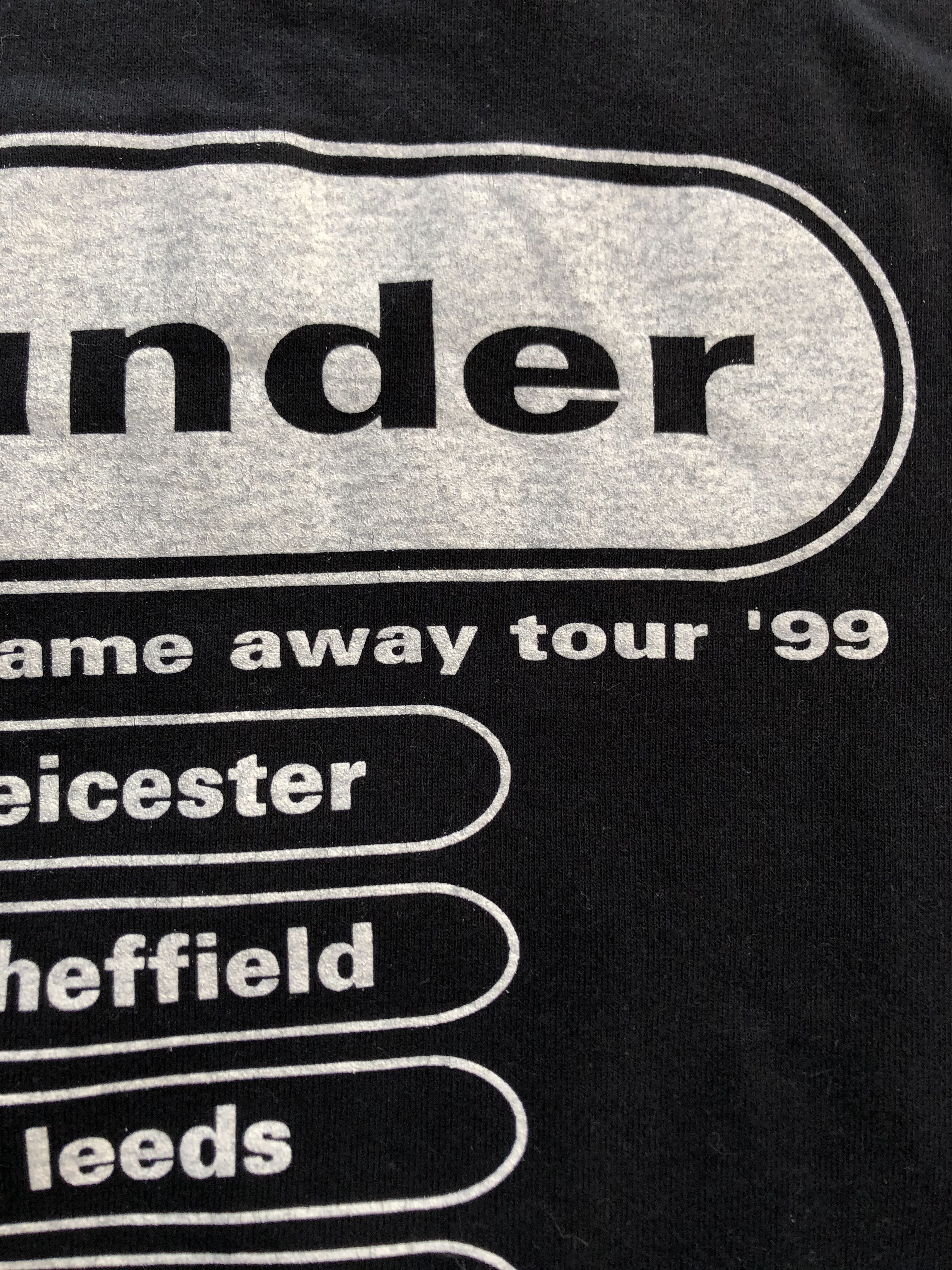 Band Tees × Vintage Vintage Thunder Band Tee 1999 Shirt Y2K Hype Drill Size US XL / EU 56 / 4 - 15 Thumbnail