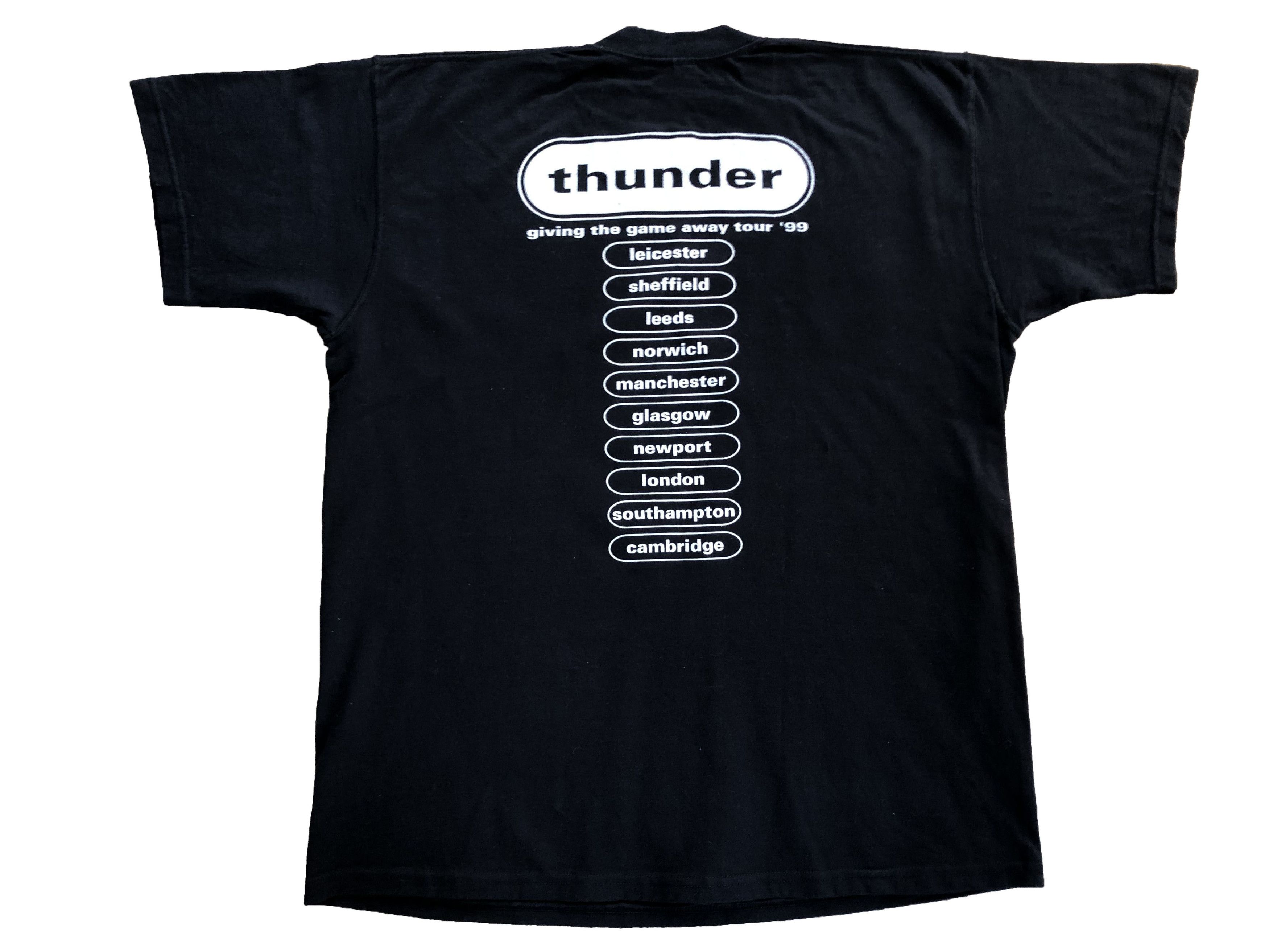Band Tees × Vintage Vintage Thunder Band Tee 1999 Shirt Y2K Hype Drill Size US XL / EU 56 / 4 - 2 Thumbnail