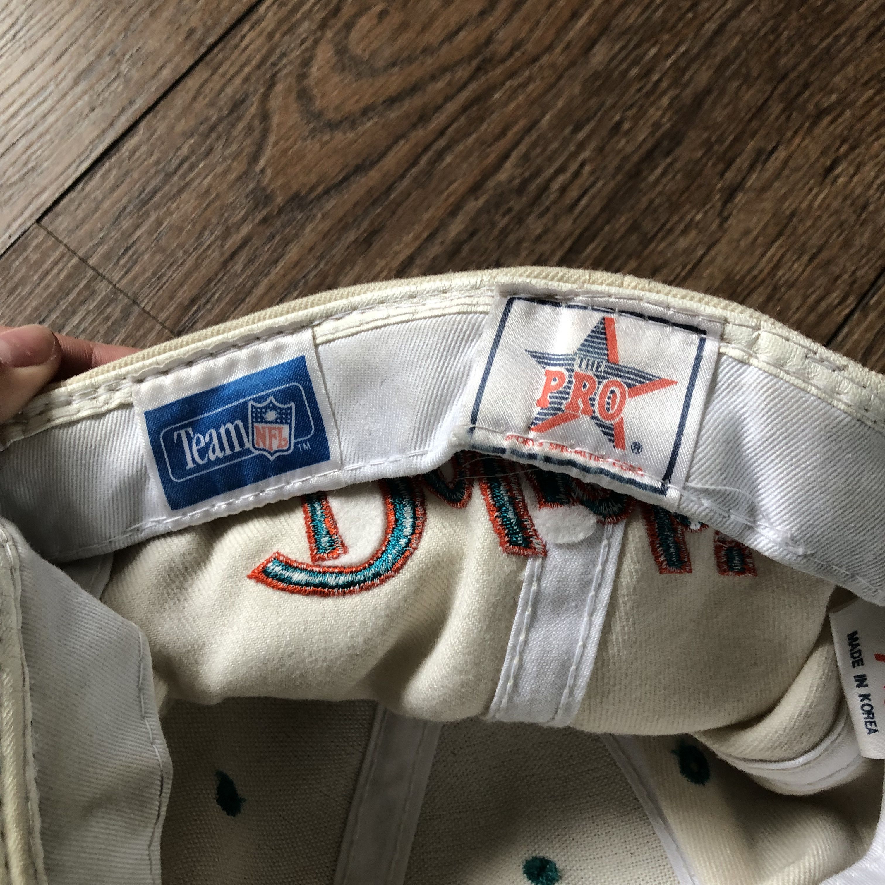 NFL × Vintage Vintage Miami Dolphins Snapback NFL Hat Cap Korea Y2K Size ONE SIZE - 6 Thumbnail