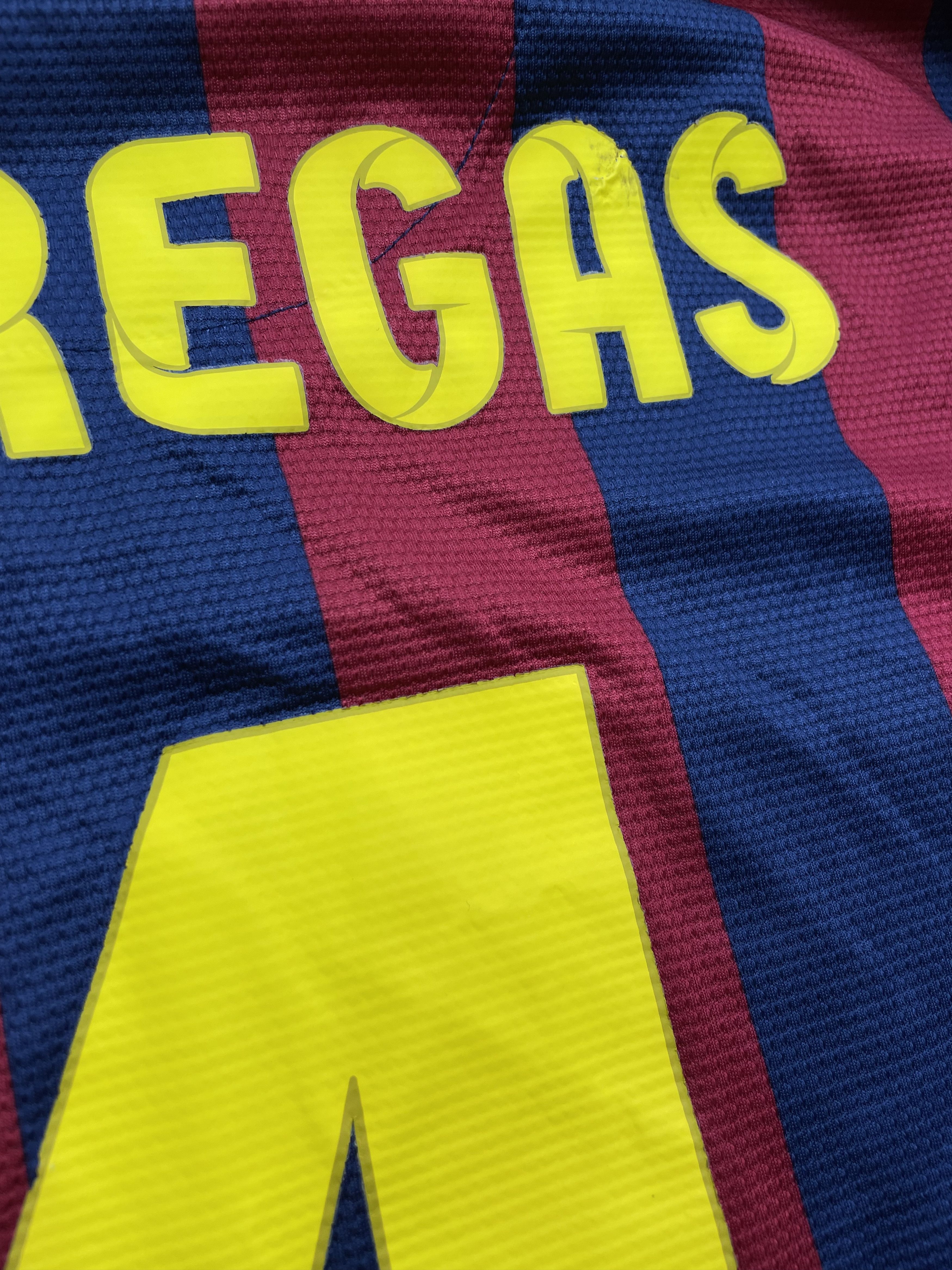 Nike Barcelona football shirt 2013 Jersey #4 Fabregas Y2K Sport Size US L / EU 52-54 / 3 - 13 Thumbnail