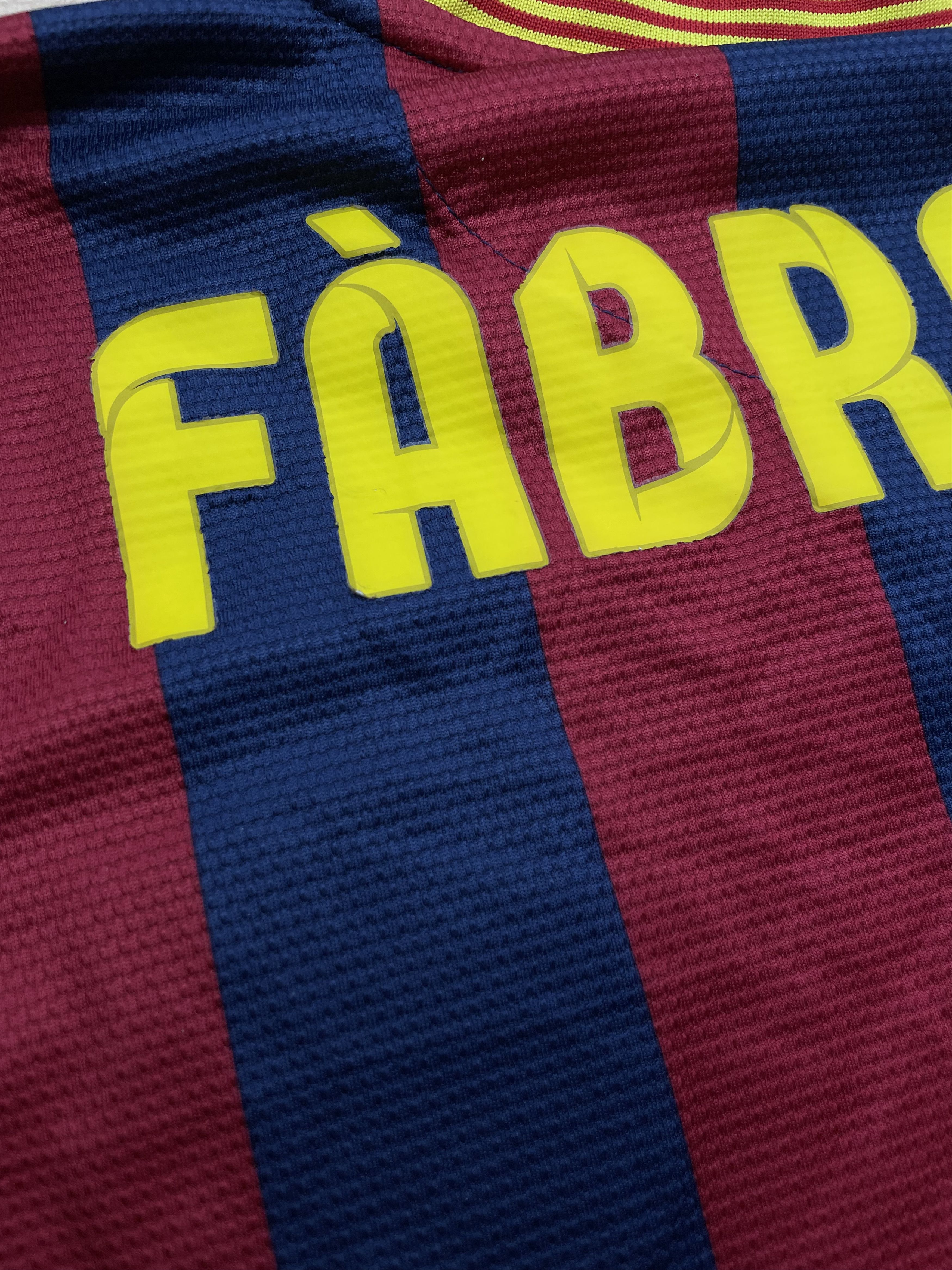 Nike Barcelona football shirt 2013 Jersey #4 Fabregas Y2K Sport Size US L / EU 52-54 / 3 - 12 Thumbnail