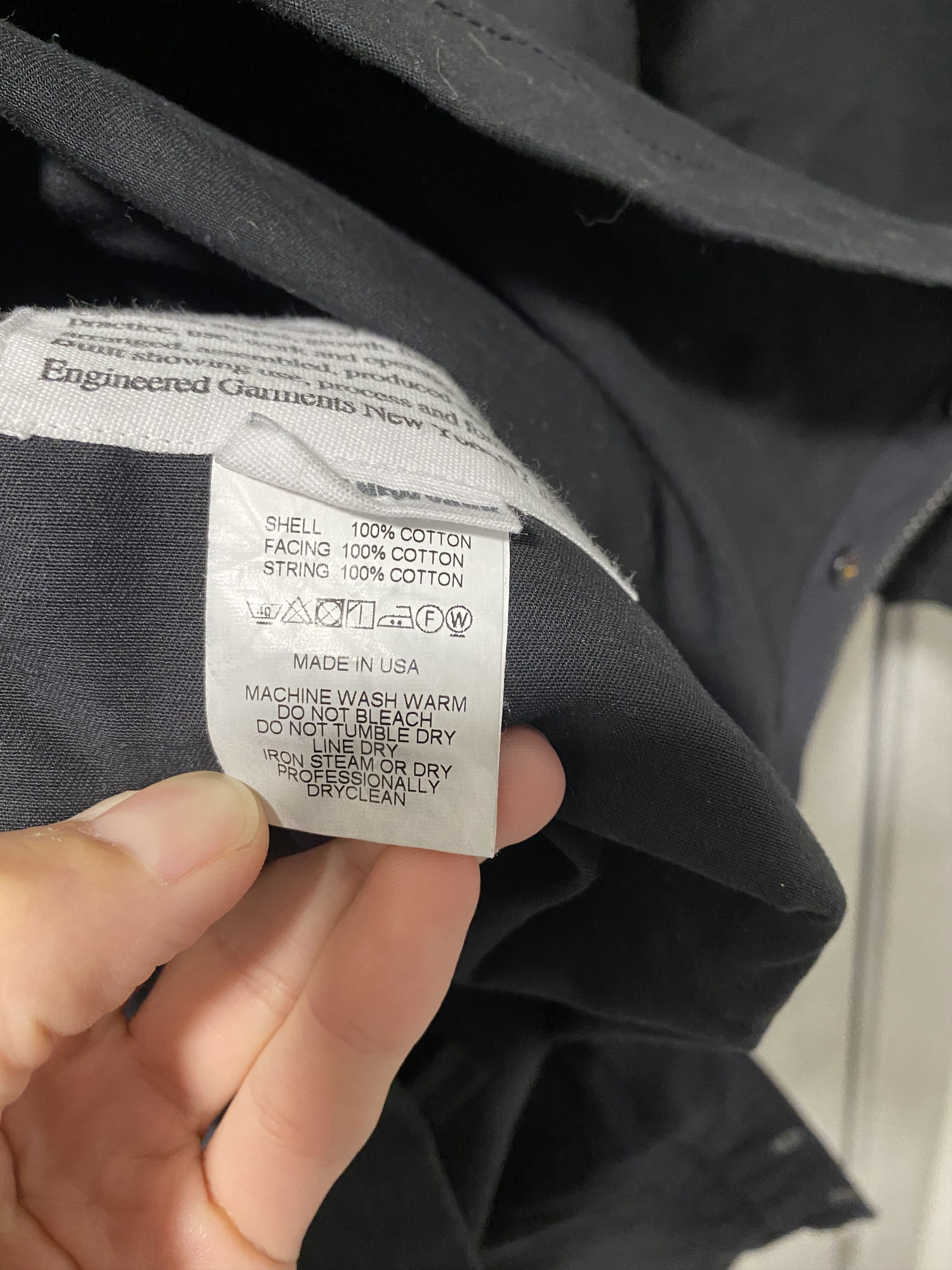 Engineered Garments Engineered Garments black anorak parka jacket Size US S / EU 44-46 / 1 - 6 Thumbnail