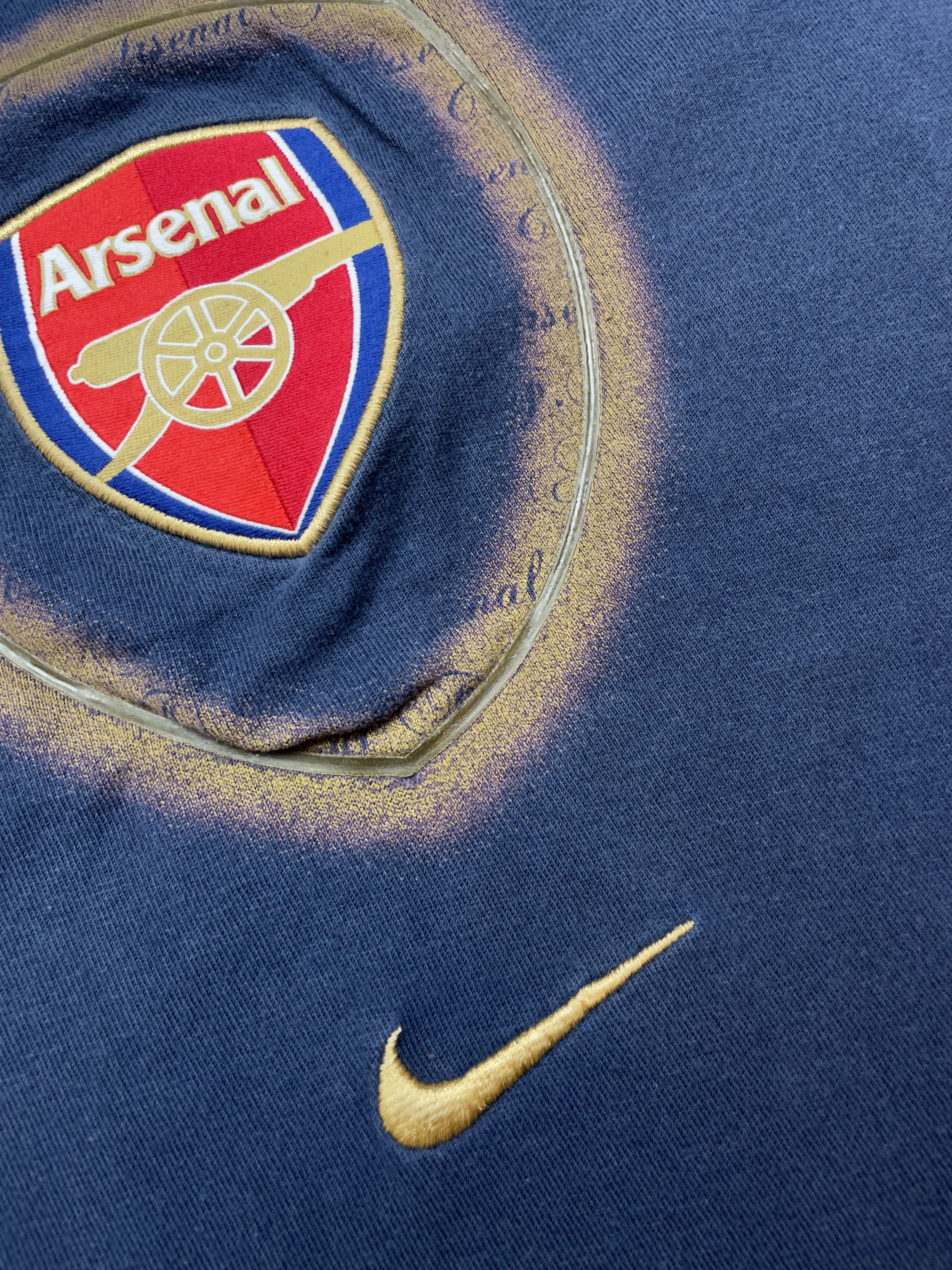 Nike Vintage Arsenal Football Soccer Shirt Tee Y2K Sport Hype Size US M / EU 48-50 / 2 - 5 Thumbnail