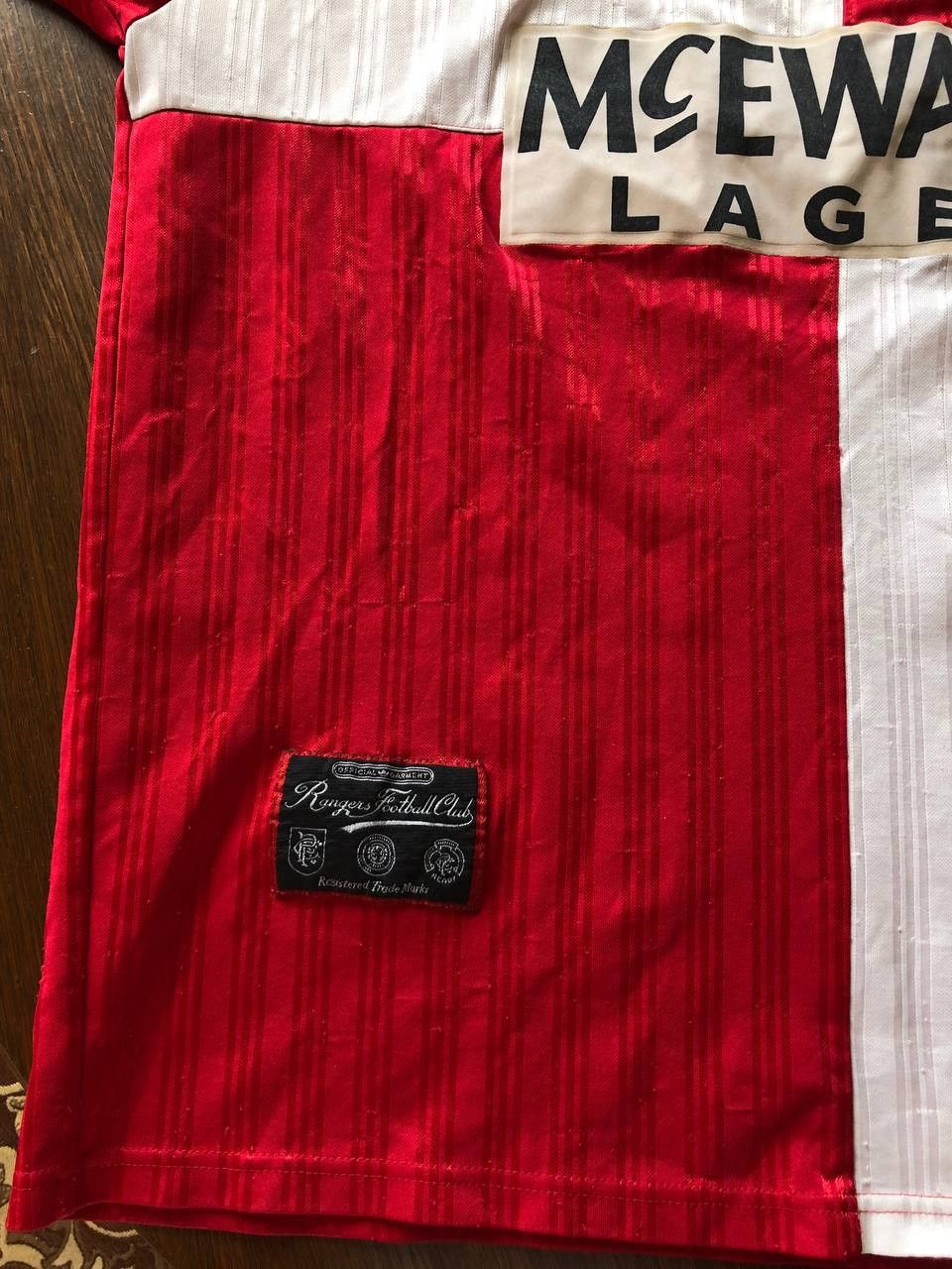 Adidas Vintage Adidas Rangers Glasgow 1994/95 Away Soccer Jersey Size US L / EU 52-54 / 3 - 6 Thumbnail
