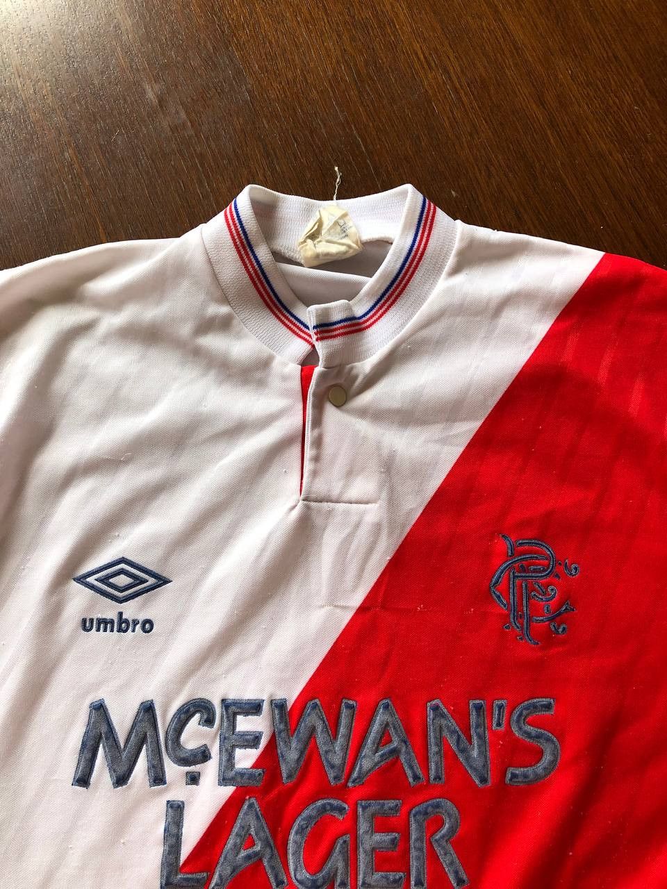 Umbro RANGERS FC 1987-88 AWAY VINTAGE UMBRO JERSEY GLASGOW Size US XL / EU 56 / 4 - 7 Thumbnail