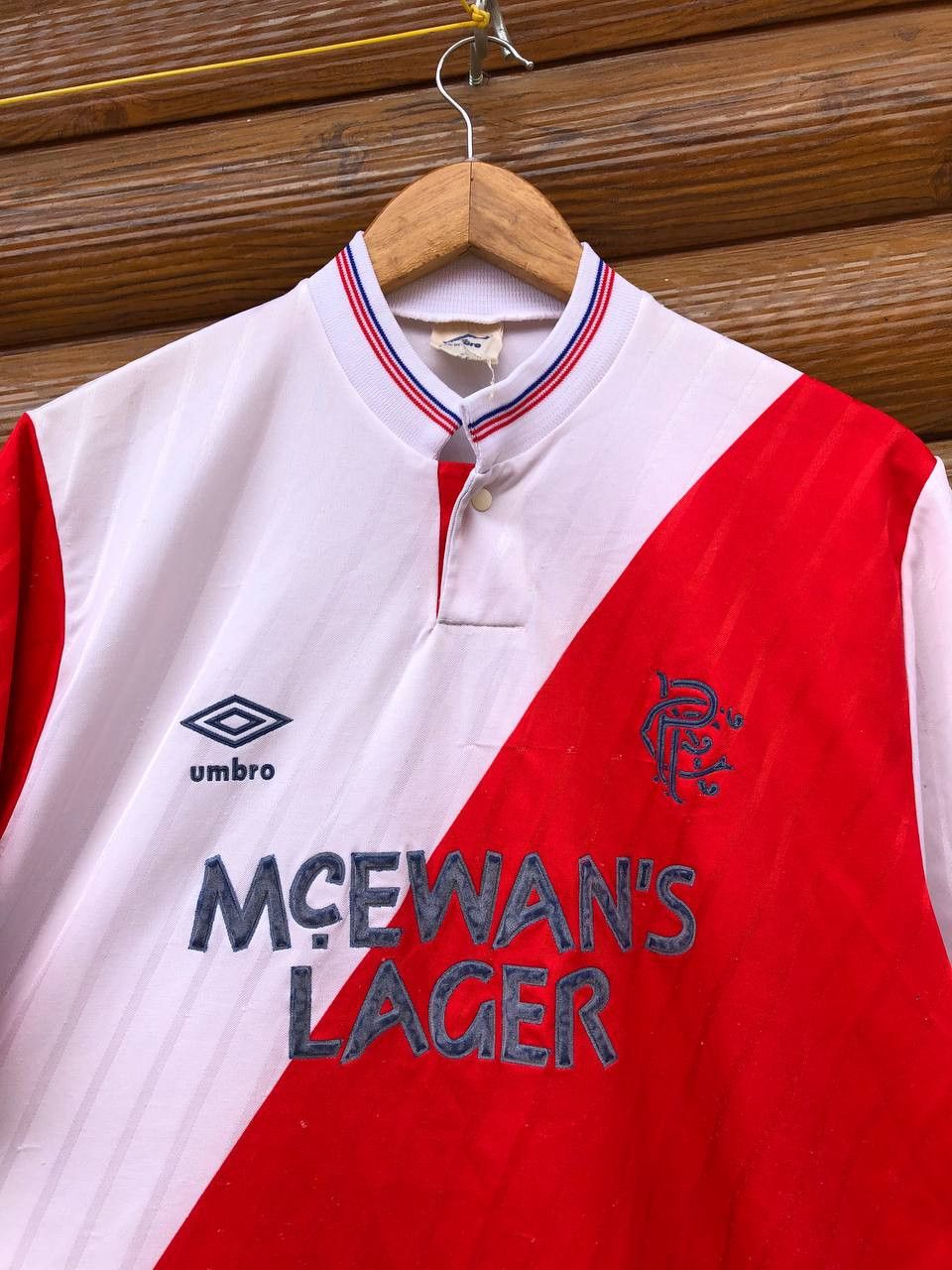 Umbro RANGERS FC 1987-88 AWAY VINTAGE UMBRO JERSEY GLASGOW Size US XL / EU 56 / 4 - 2 Thumbnail