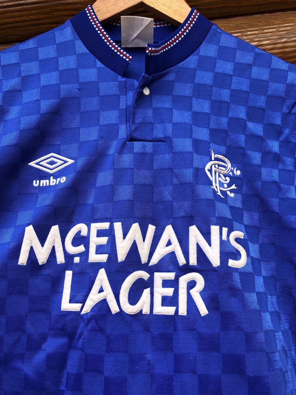 Umbro Vintage Umbro 1987 Glasgow rangers soccer football jersey Size US S / EU 44-46 / 1 - 5 Thumbnail
