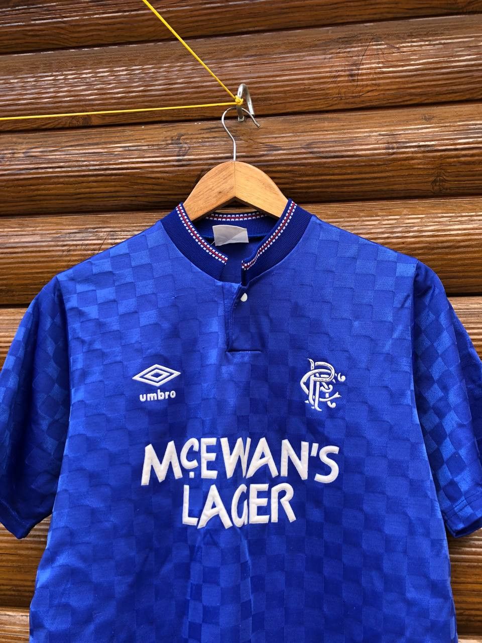 Umbro Vintage Umbro 1987 Glasgow rangers soccer football jersey Size US S / EU 44-46 / 1 - 2 Thumbnail