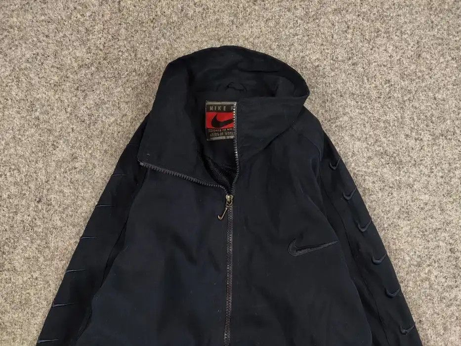 Nike Vintage 90's Nike Premier Dark Blue Logo Light Trek Jacket Size US L / EU 52-54 / 3 - 4 Thumbnail