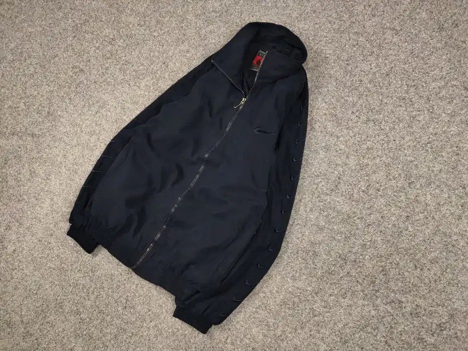 Nike Vintage 90's Nike Premier Dark Blue Logo Light Trek Jacket Size US L / EU 52-54 / 3 - 2 Thumbnail