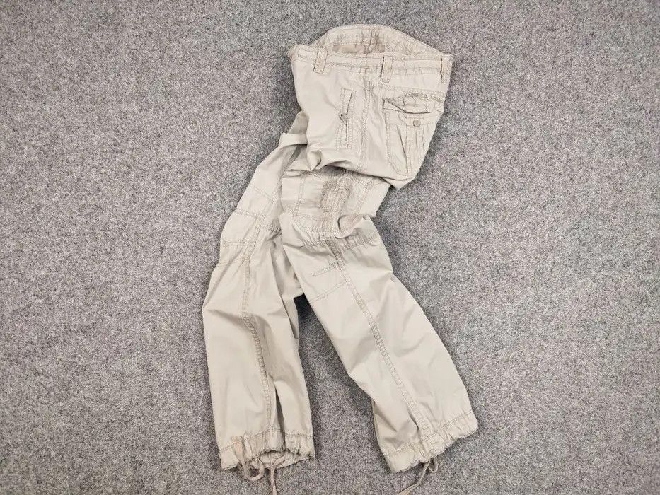 Japanese Brand Vintage 90's Cargo Bondage Beige Pants in Japanese style Size US 31 - 7 Thumbnail