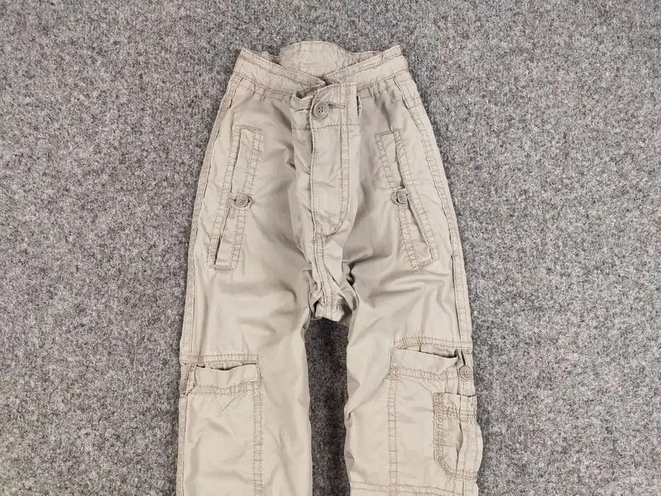Japanese Brand Vintage 90's Cargo Bondage Beige Pants in Japanese style Size US 31 - 3 Thumbnail