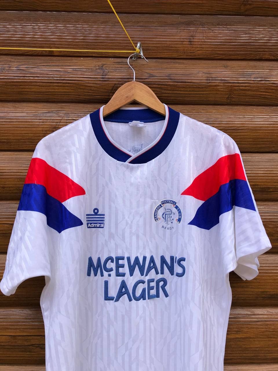 Vintage Glasgow Rangers Admiral 1990/92 Jersey Scotland Football Size US XL / EU 56 / 4 - 2 Thumbnail