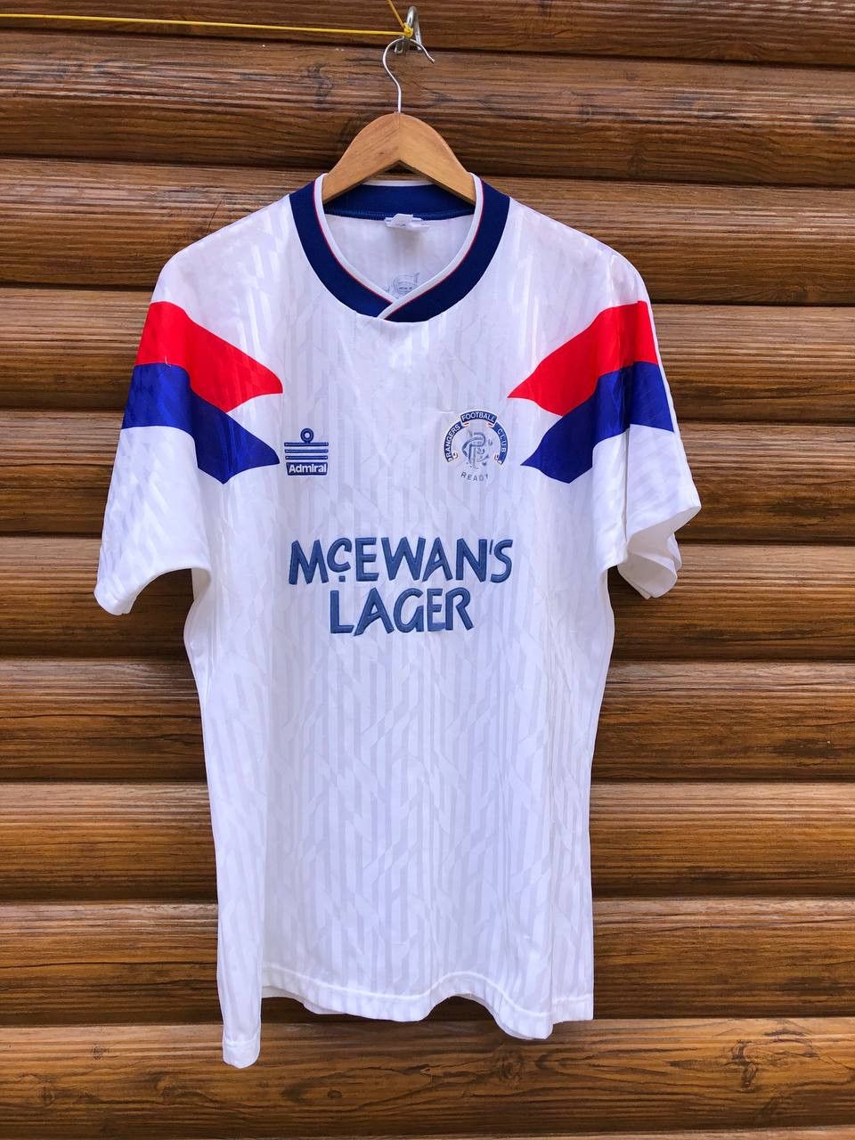 image of Glasgow Rangers Admiral 1990/92 Jersey Scotland Football in Mix, Men's (Size XL)