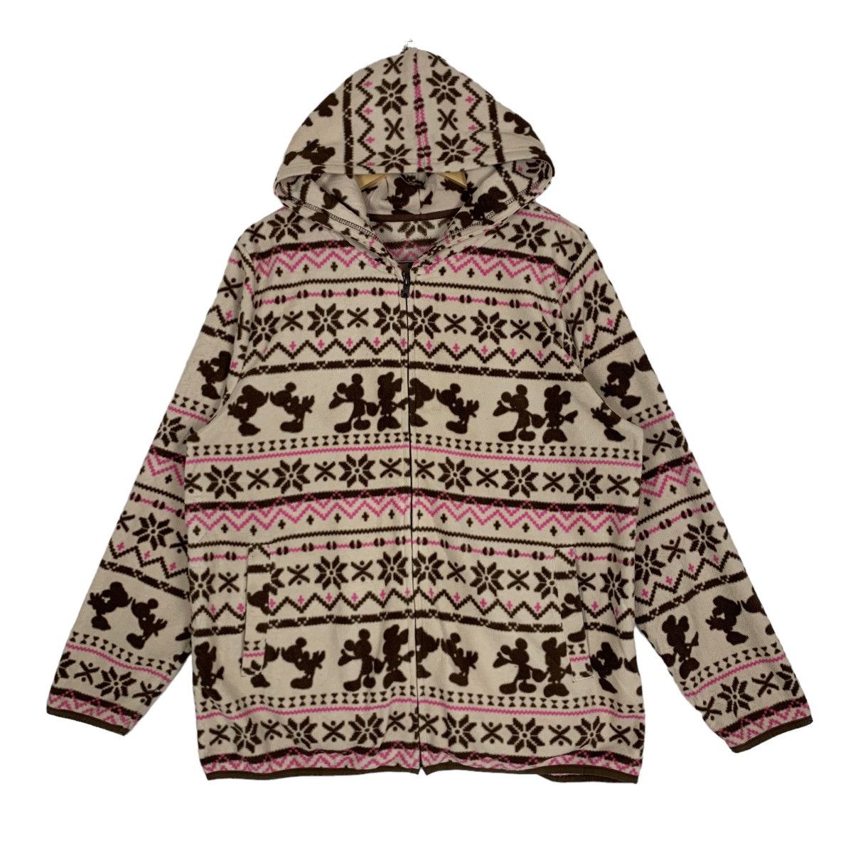 Disney by Belle Maison FullPrint Fleece Hoodie Light Jacket