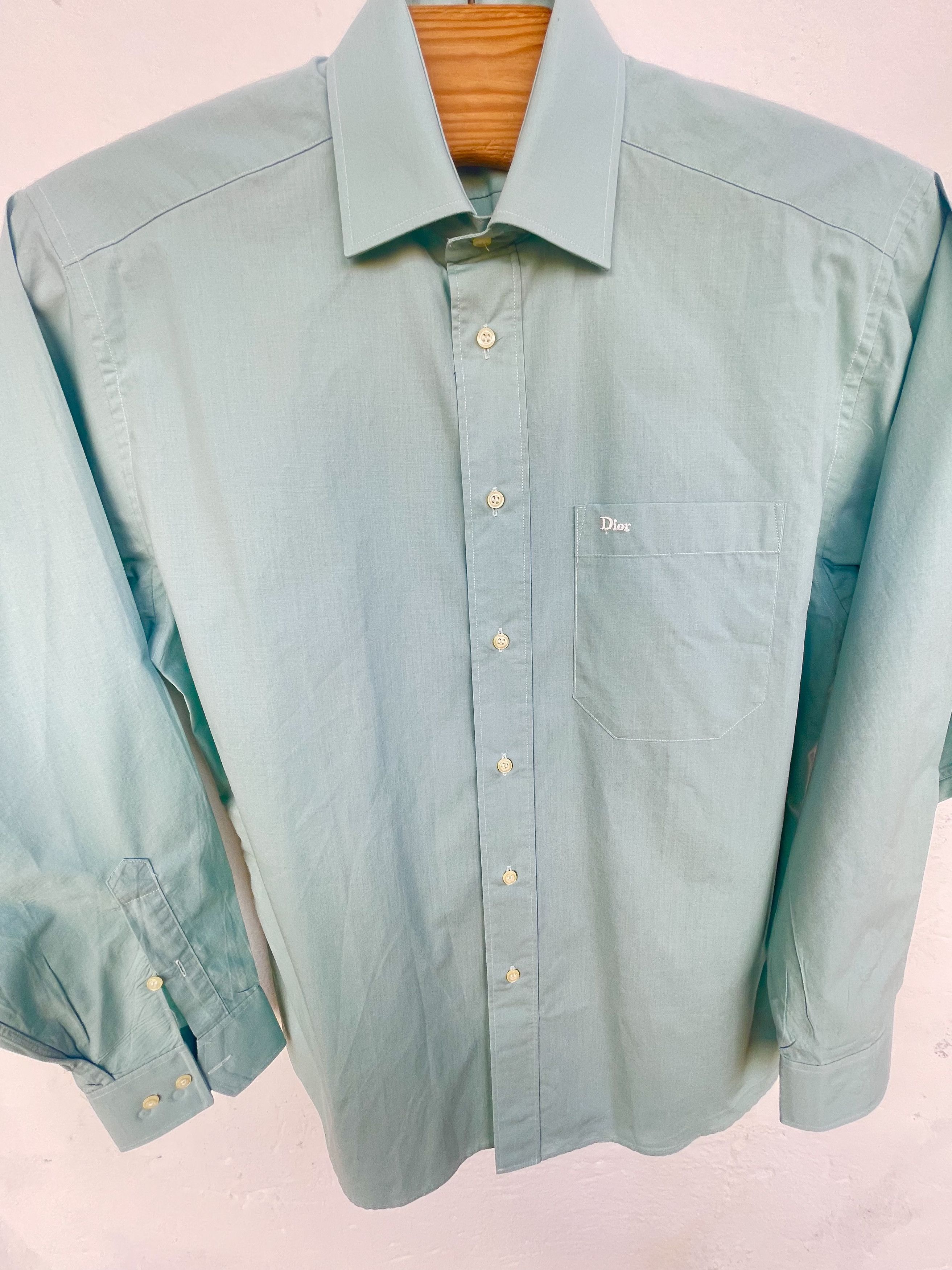 Christian Dior Monsieur 🔥 Christian Dior shirt Green water size M Size US M / EU 48-50 / 2 - 2 Thumbnail