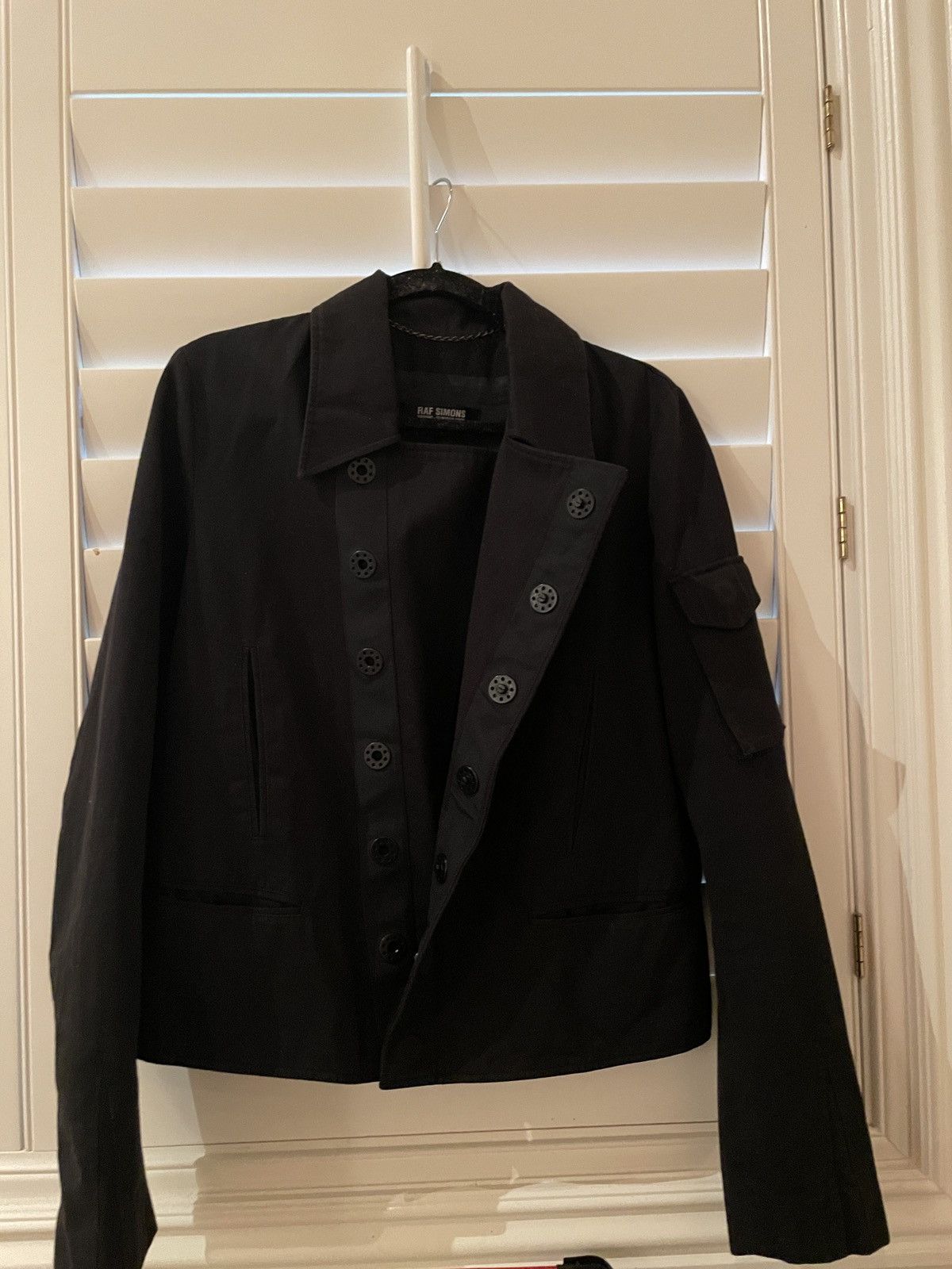 Raf Simons Raf Simmons SS 2005 Black Perfecto Jacket *RARE* Size 48R - 3 Thumbnail