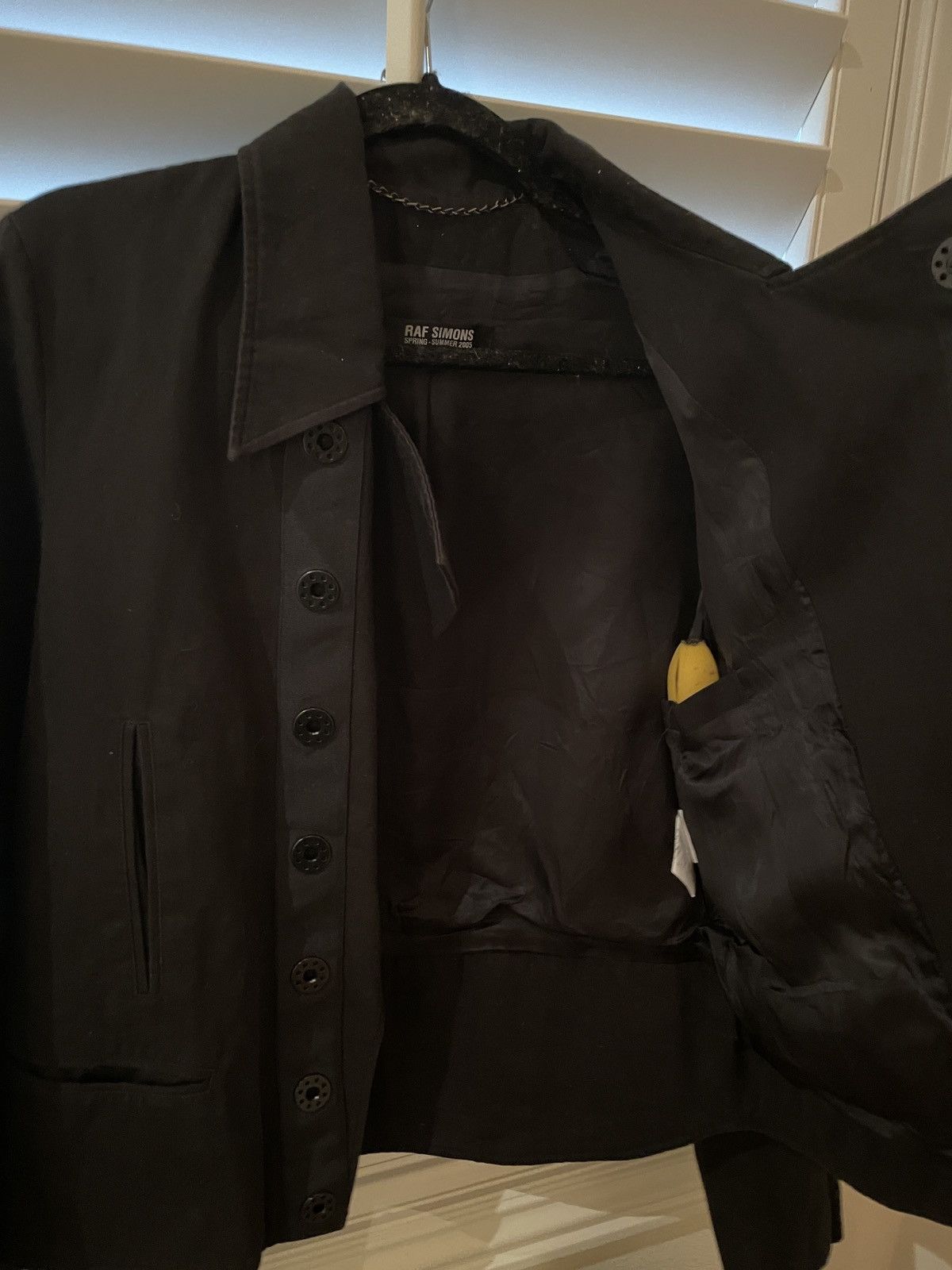 Raf Simons Raf Simmons SS 2005 Black Perfecto Jacket *RARE* Size 48R - 4 Thumbnail