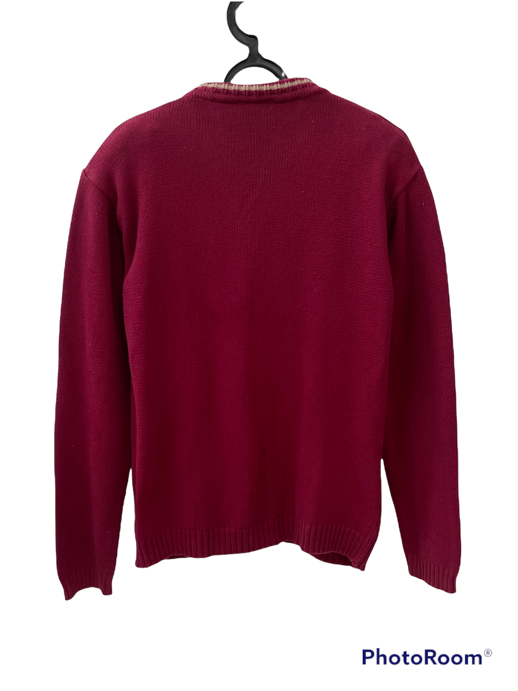 Lacoste 🔥 Heavy Cardigan vintage Lacoste Burgundy size M Size US M / EU 48-50 / 2 - 5 Thumbnail