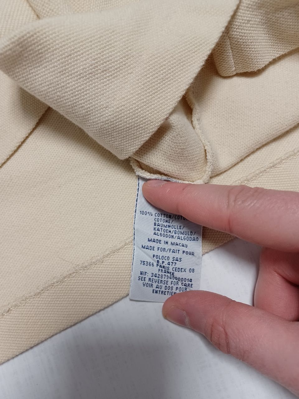 Ralph Lauren Rugby Ralph Lauren vintage beige rugby shirt Size US S / EU 44-46 / 1 - 6 Thumbnail