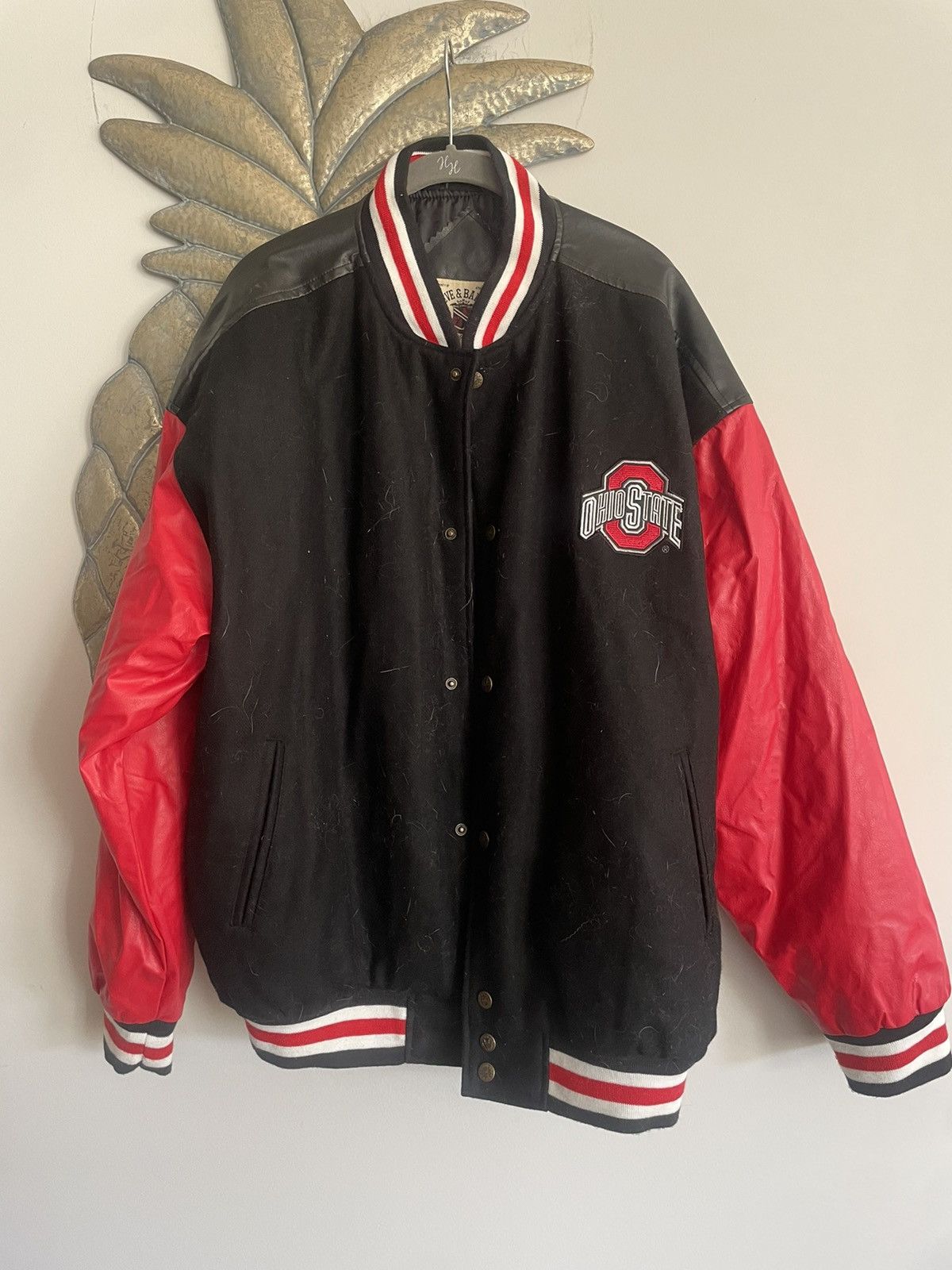 Men s Steve And Barrys Leather Jackets Grailed