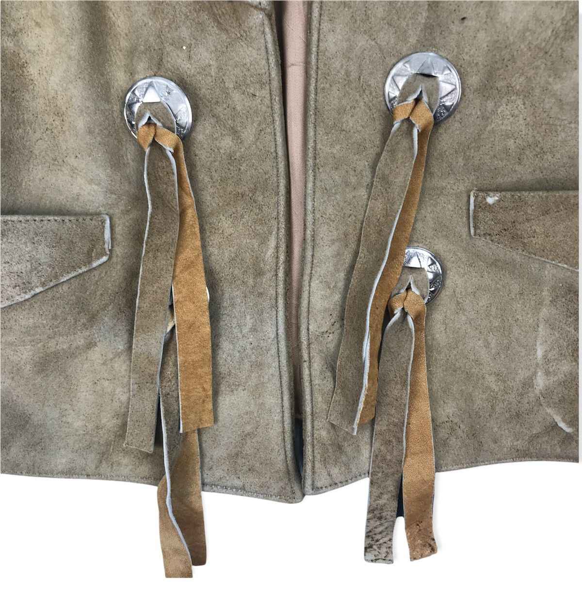 Genuine Leather Vintage Cowboy Club Leather Vest Size US M / EU 48-50 / 2 - 3 Thumbnail