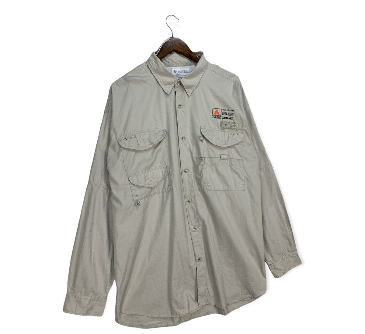 Columbia Vintage Columbia Button Up Shirt Size US XL / EU 56 / 4 - 3 Thumbnail