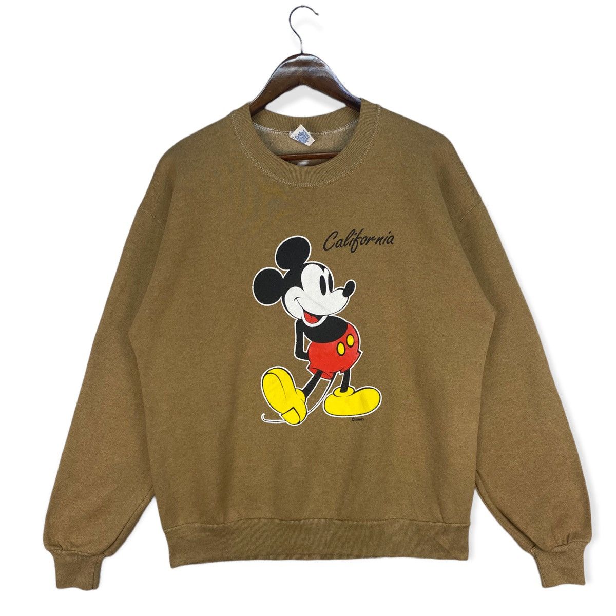Disney Vintage 90s Mickey California Sweatshirt Size US L / EU 52-54 / 3 - 1 Thumbnail