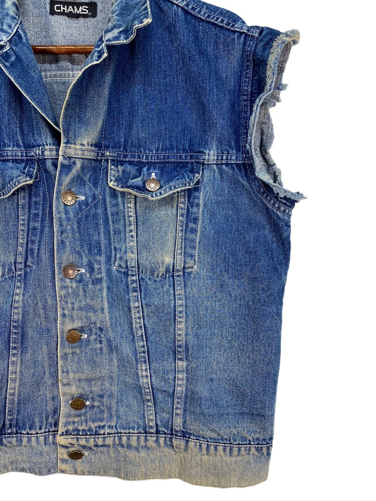 Vintage Vintage Chams Denim Vest Size US S / EU 44-46 / 1 - 4 Thumbnail