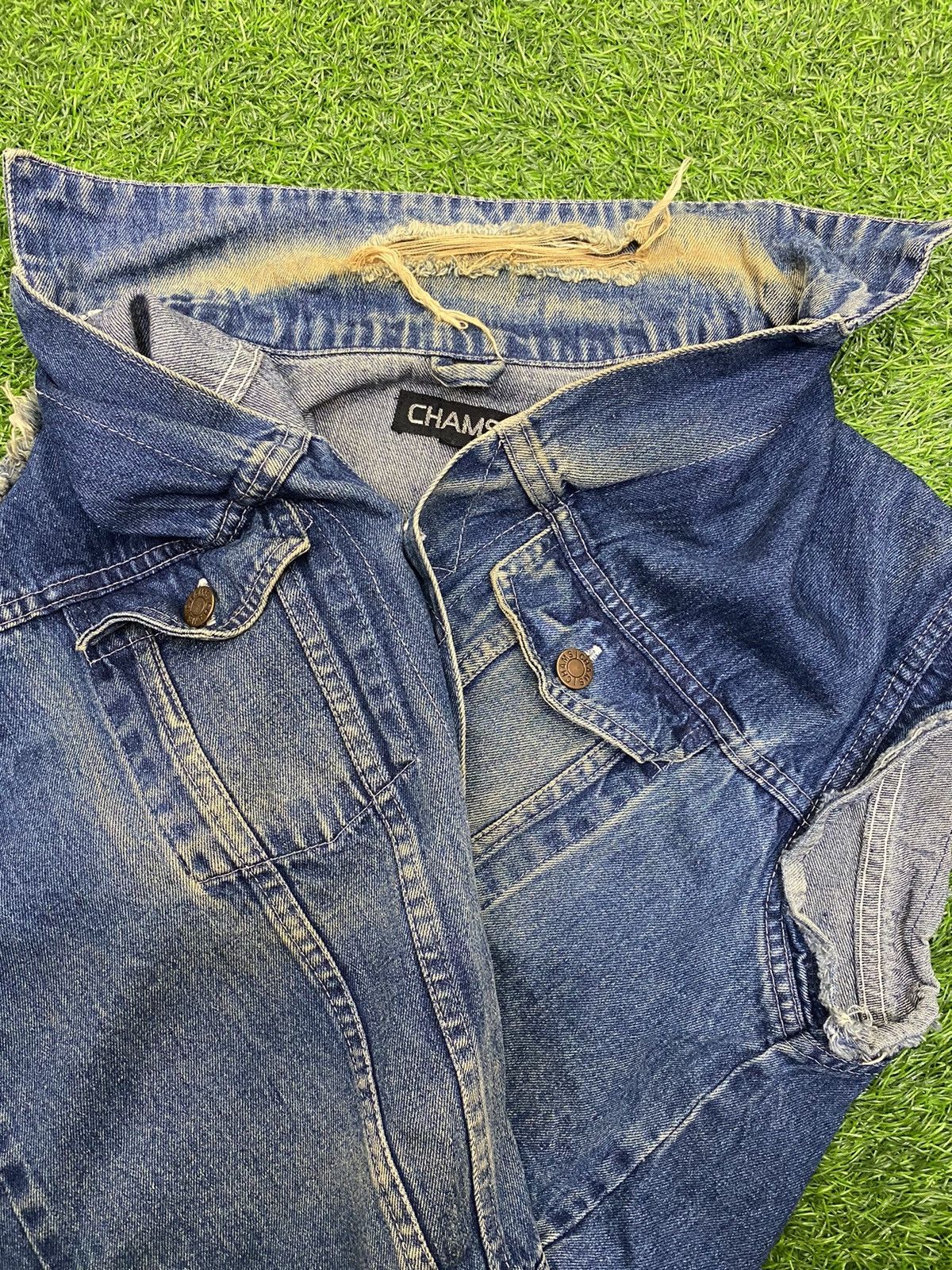 Vintage Vintage Chams Denim Vest Size US S / EU 44-46 / 1 - 8 Thumbnail