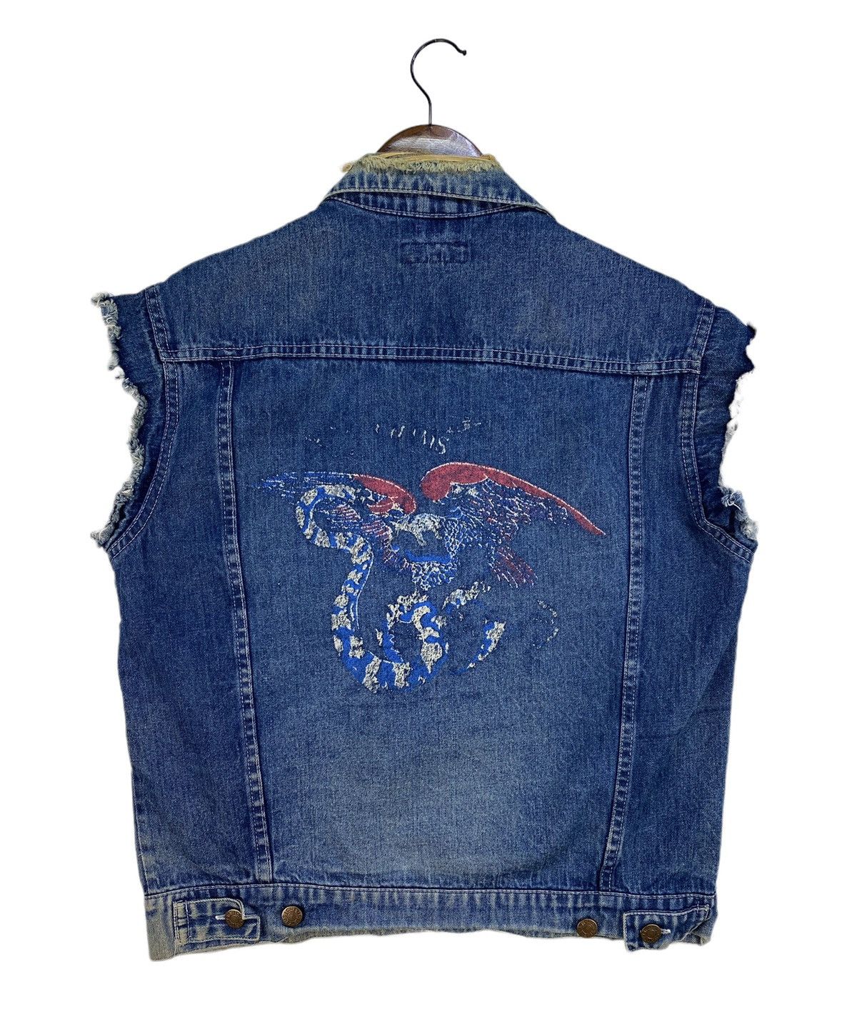 Vintage Vintage Chams Denim Vest Size US S / EU 44-46 / 1 - 1 Thumbnail