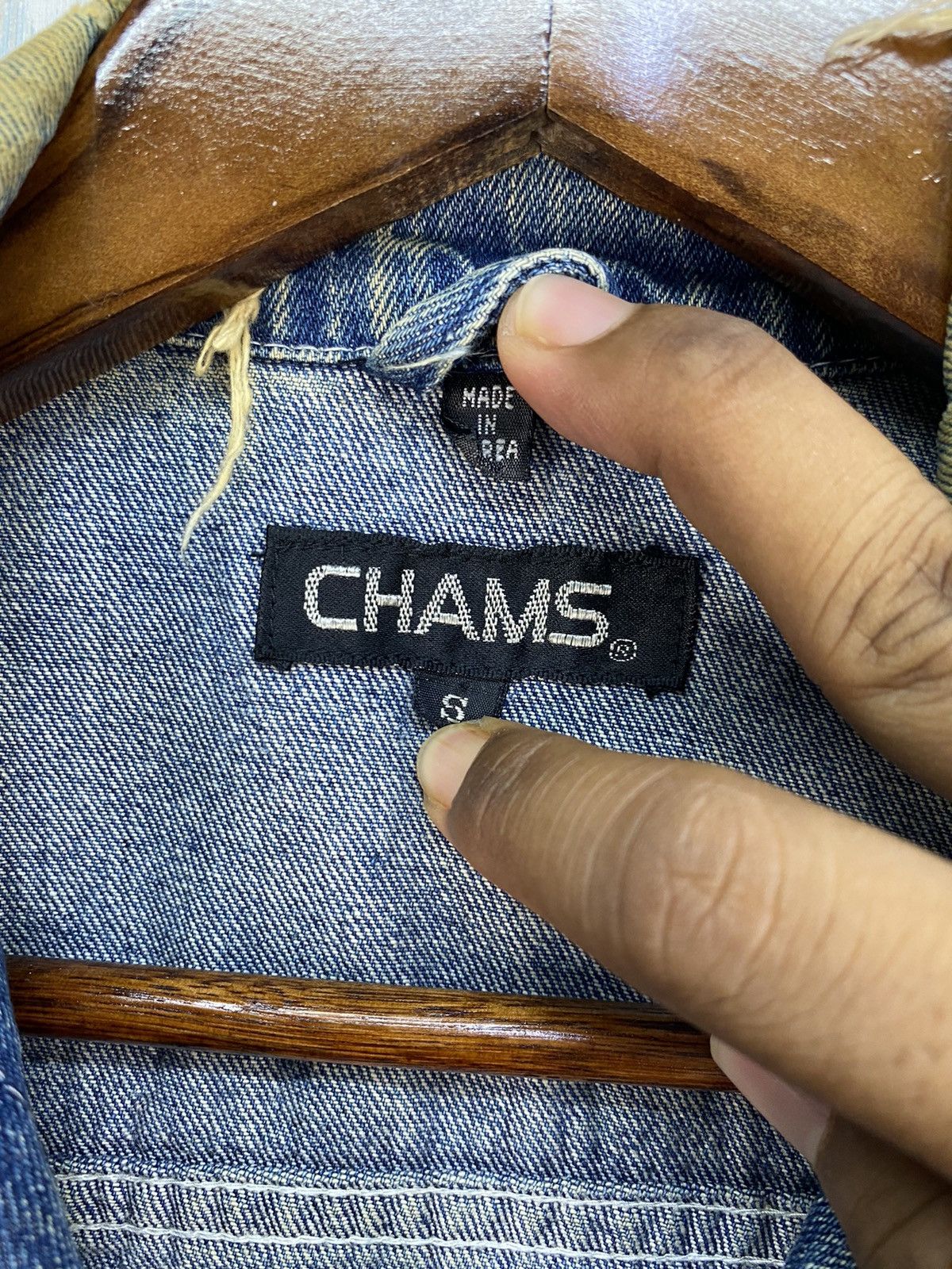 Vintage Vintage Chams Denim Vest Size US S / EU 44-46 / 1 - 9 Thumbnail