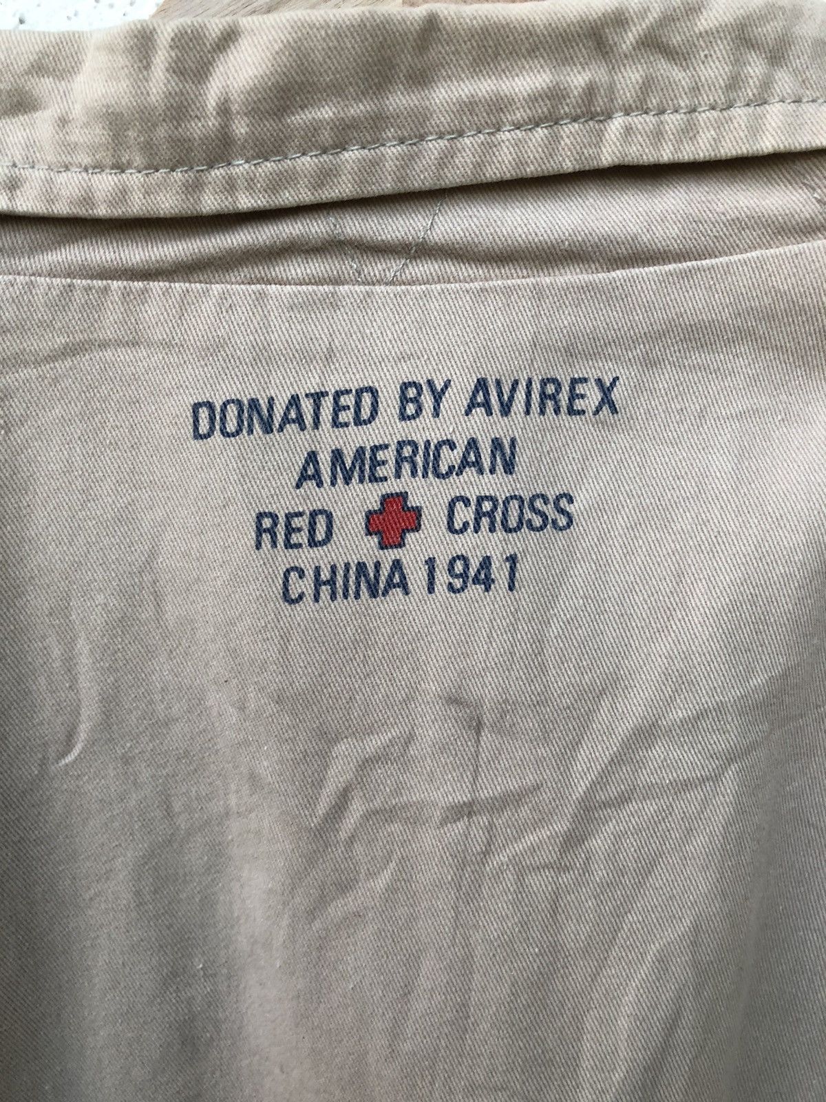 Avirex VTG 80s AVIREX AVIATOR FLIGHT MAP COTTON JACKET Size US M / EU 48-50 / 2 - 6 Thumbnail