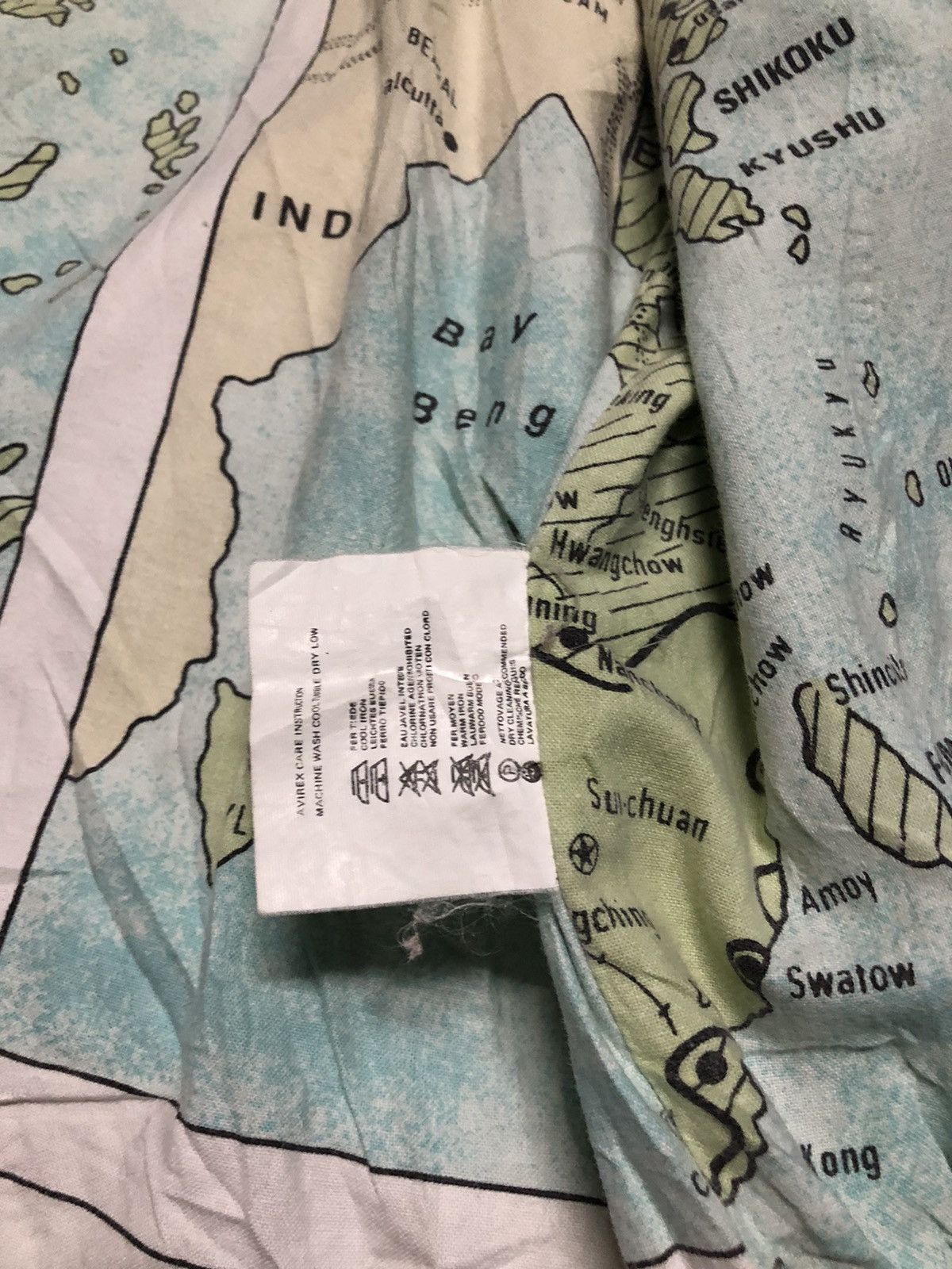 Avirex VTG 80s AVIREX AVIATOR FLIGHT MAP COTTON JACKET Size US M / EU 48-50 / 2 - 9 Thumbnail