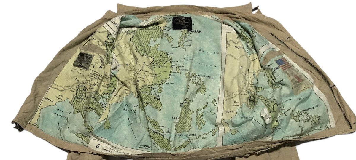 Avirex VTG 80s AVIREX AVIATOR FLIGHT MAP COTTON JACKET Size US M / EU 48-50 / 2 - 11 Thumbnail