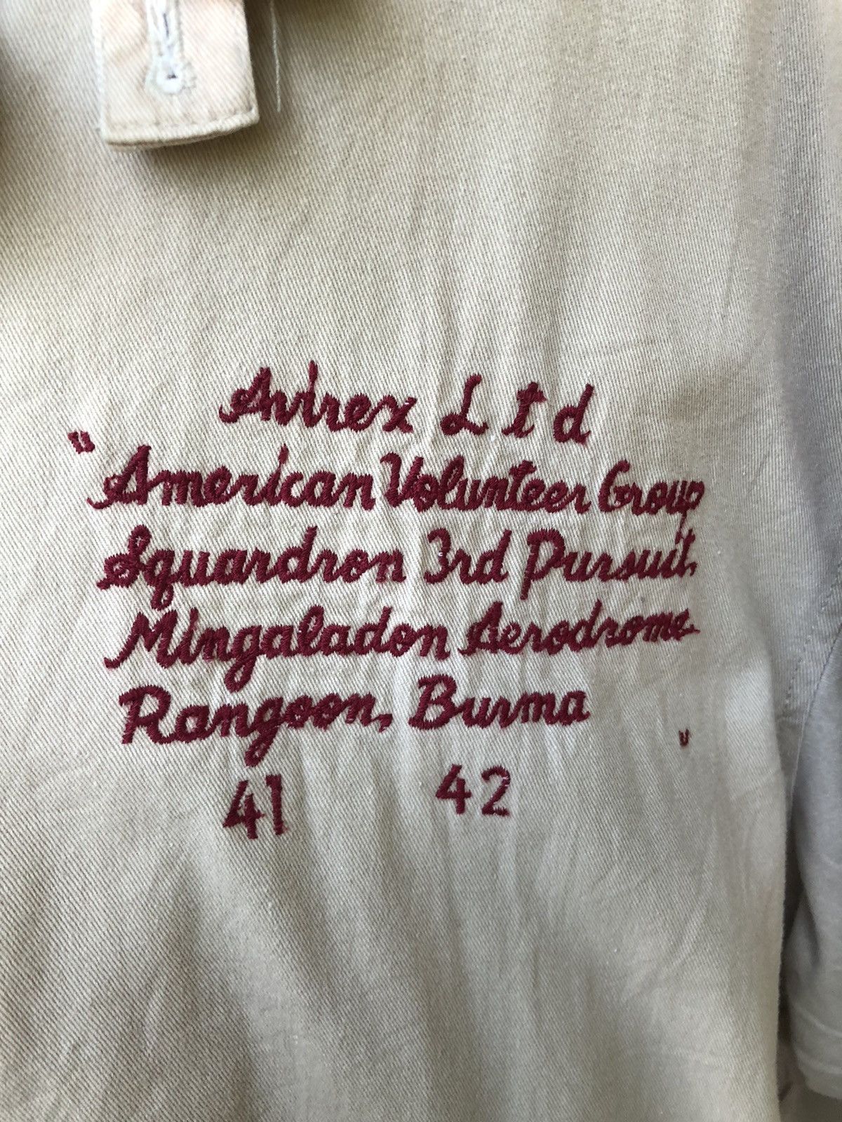 Avirex VTG 80s AVIREX AVIATOR FLIGHT MAP COTTON JACKET Size US M / EU 48-50 / 2 - 5 Thumbnail