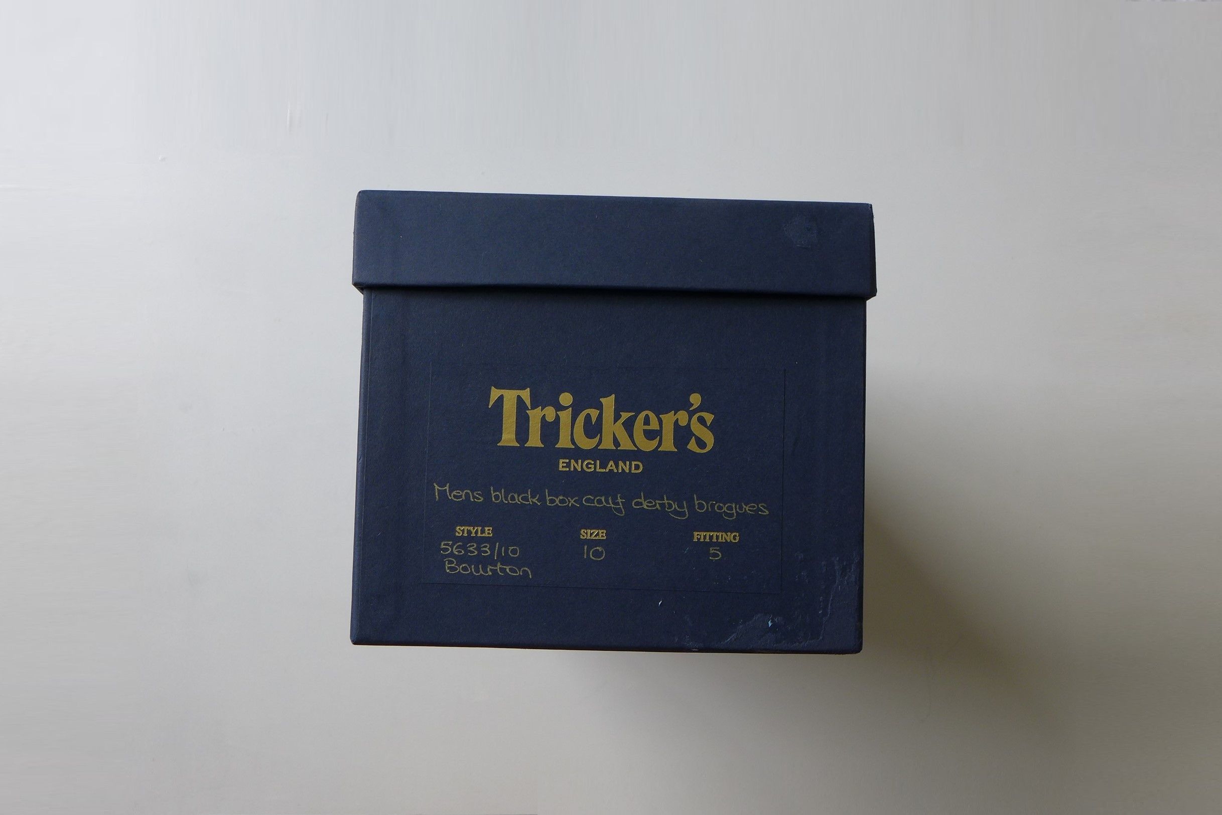 Tricker's Trickers Bourton Brogue Shoe -- Black Calf Leather Size US 11 / EU 44 - 20 Thumbnail