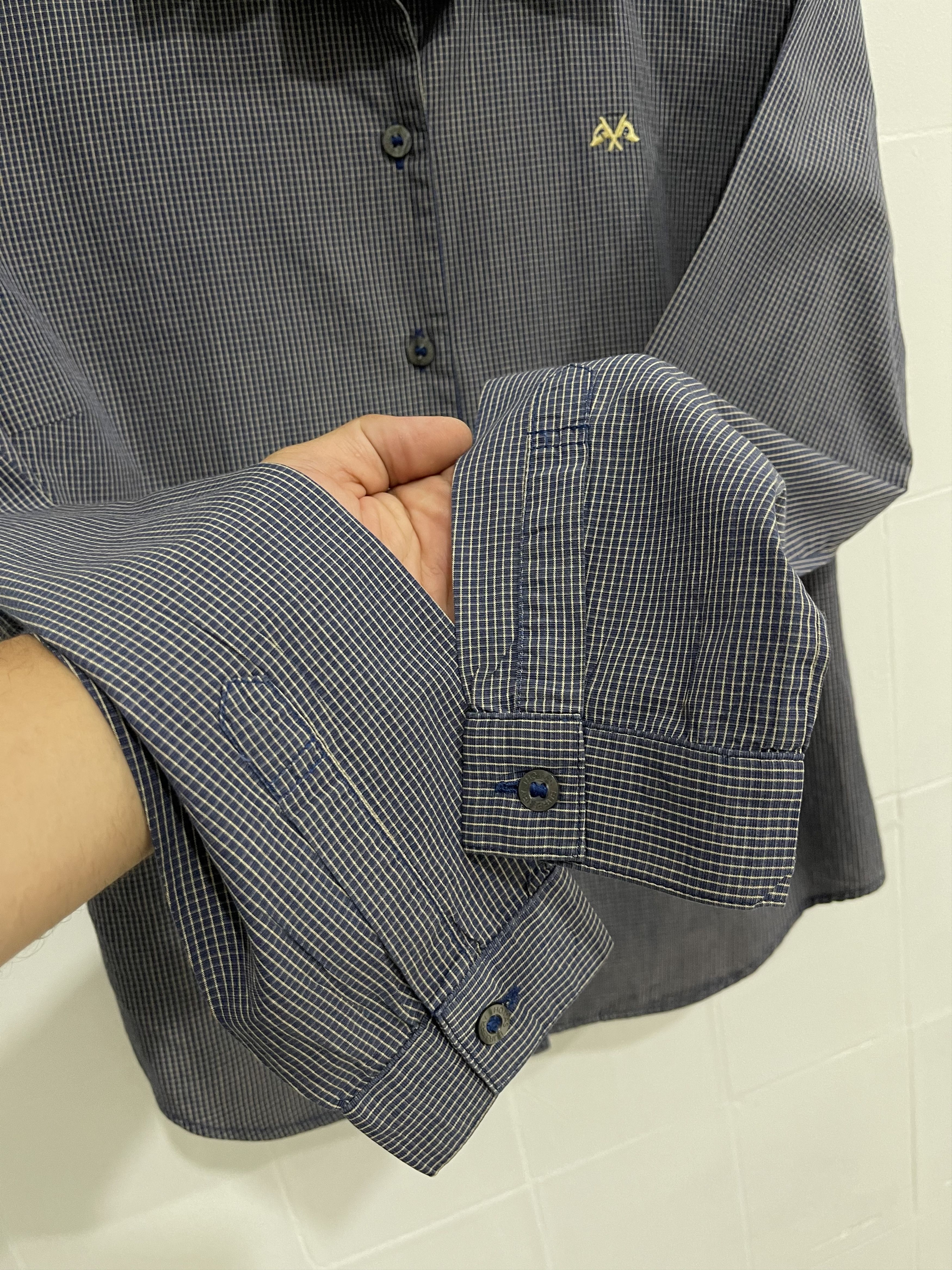 Burberry 🔥 checkered plaid cotton TB Burberry shirt Size Small Size S / US 4 / IT 40 - 4 Thumbnail