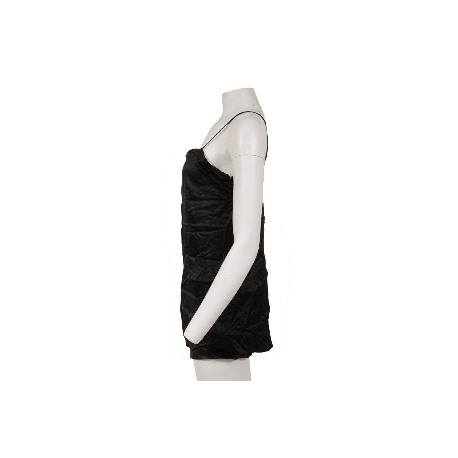 Marni Black Stretch Silk Vintage Tank Top Size S / US 4 / IT 40 - 8 Thumbnail