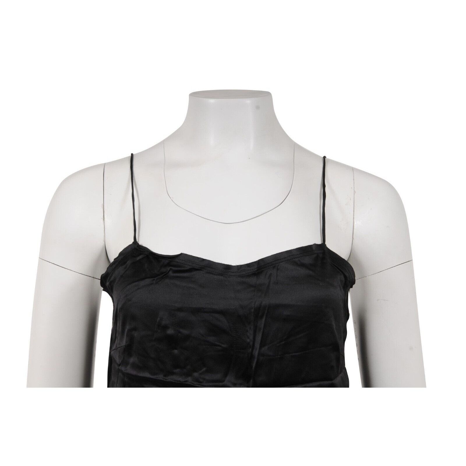 Marni Black Stretch Silk Vintage Tank Top Size S / US 4 / IT 40 - 2 Thumbnail