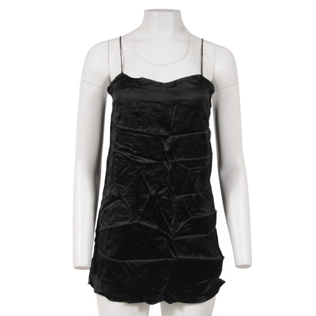 Marni Black Stretch Silk Vintage Tank Top Size S / US 4 / IT 40 - 1 Thumbnail