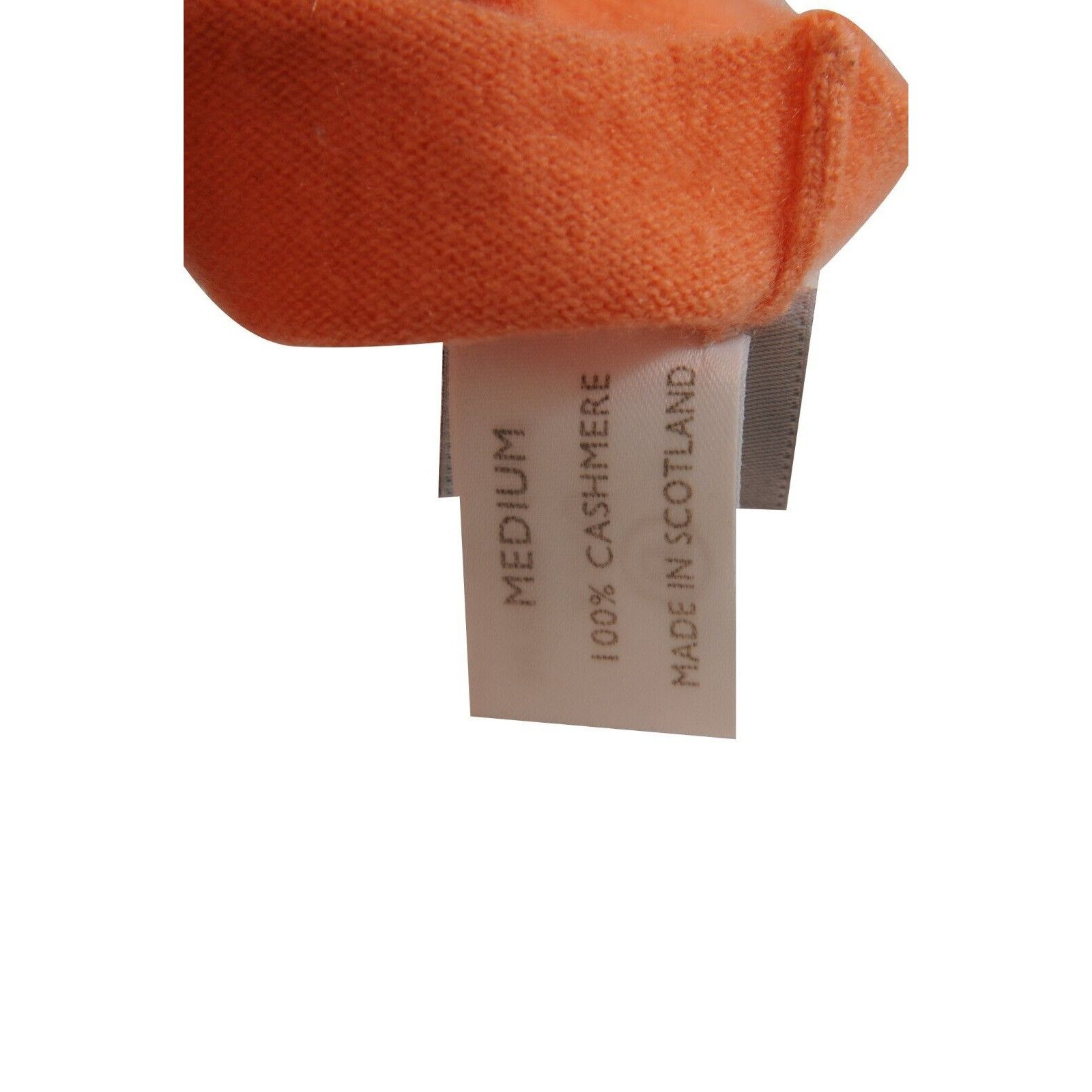 Lucien Pellat-Finet Orange Cashmere Pullover Sweater Size M / US 6-8 / IT 42-44 - 6 Thumbnail