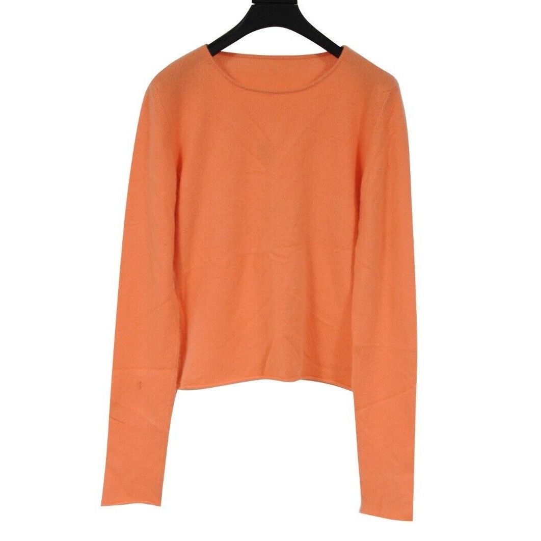 Lucien Pellat-Finet Orange Cashmere Pullover Sweater Size M / US 6-8 / IT 42-44 - 1 Thumbnail