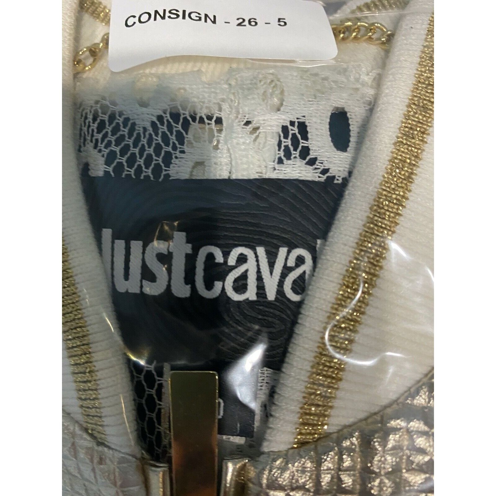 Just Cavalli Gold Bomber Track Jacket Size S / US 4 / IT 40 - 12 Thumbnail